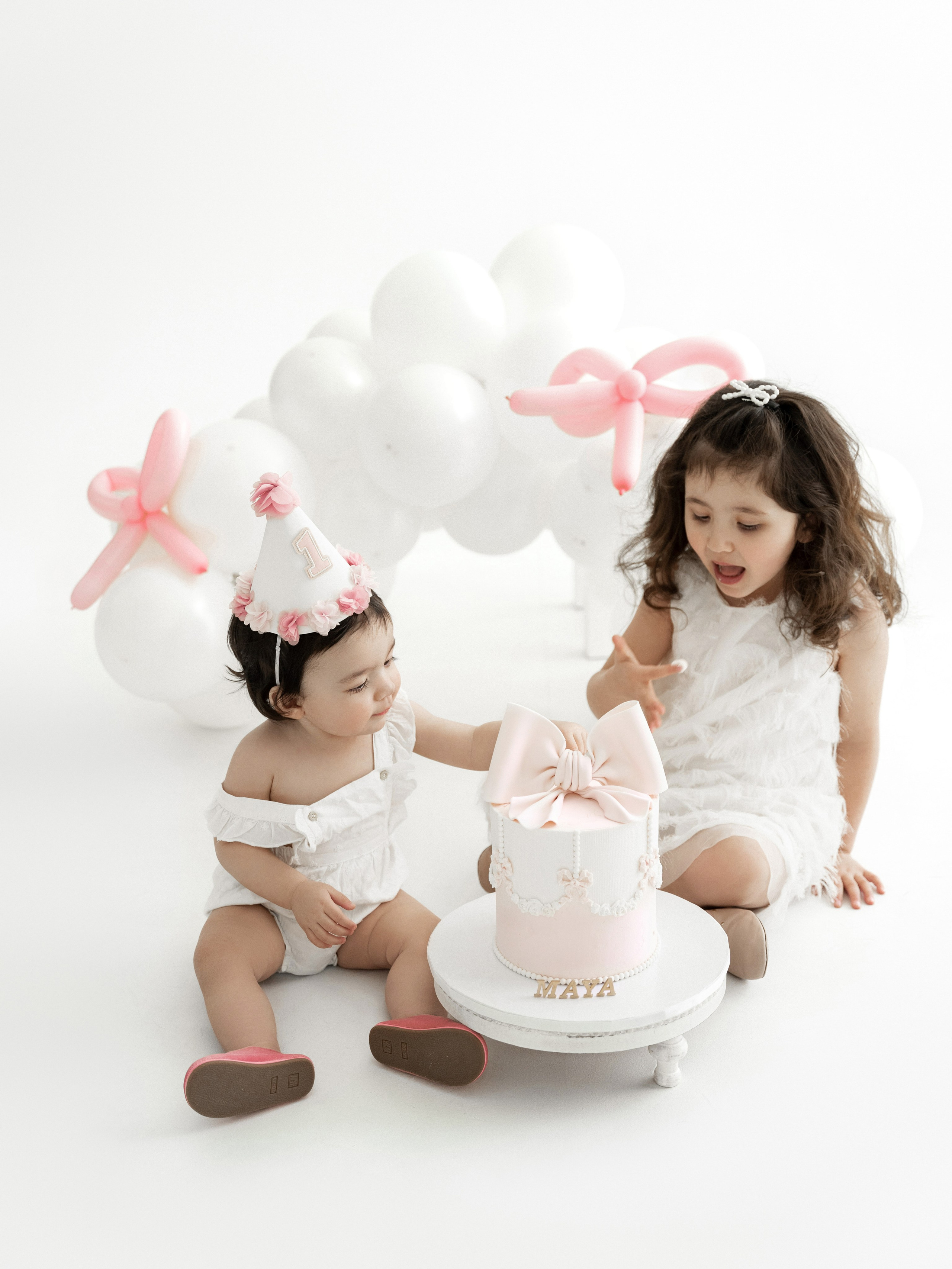 First birthday photoshoot Eva