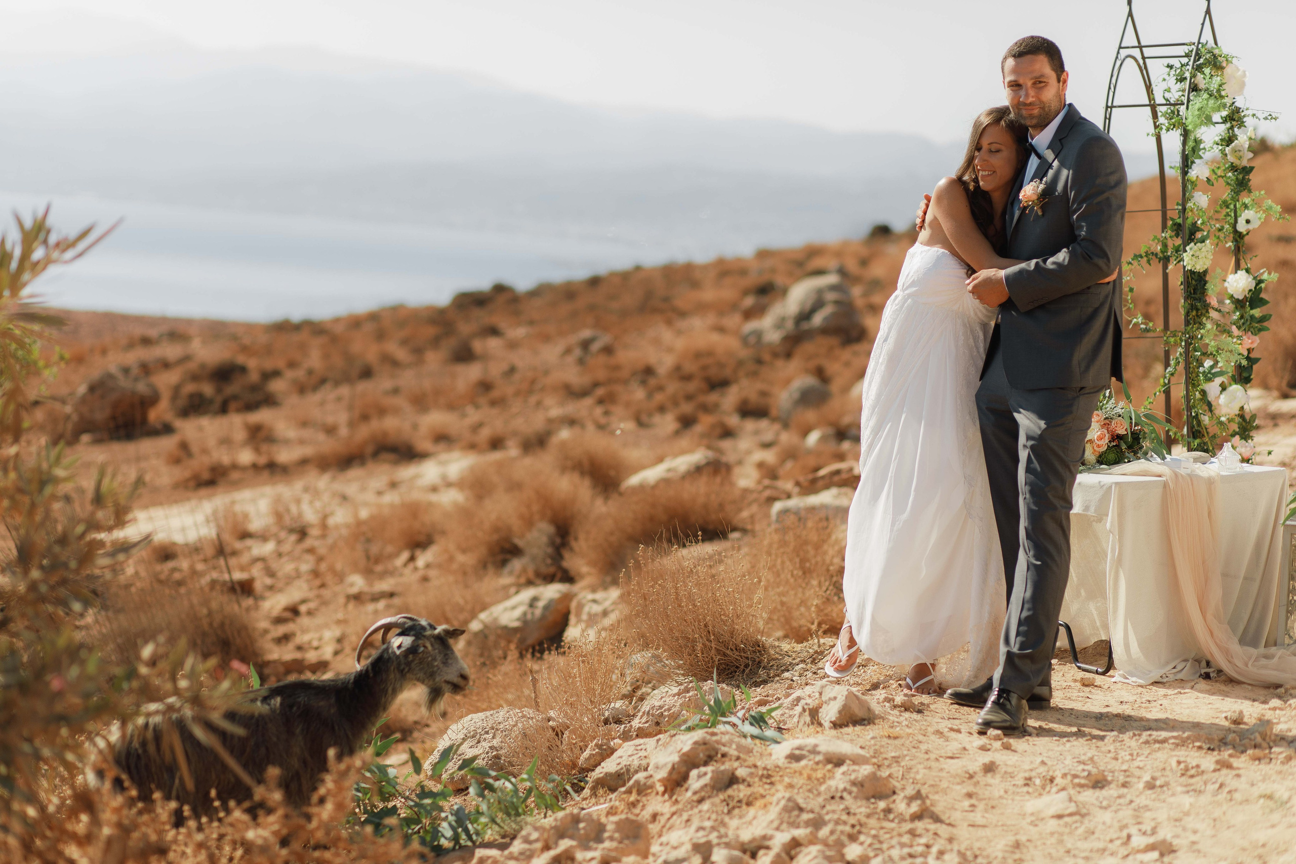 Marino & Steffi, Crete. Denny Savon — Photographer in Santorini | Weddings, Love Stories & Flying Dress