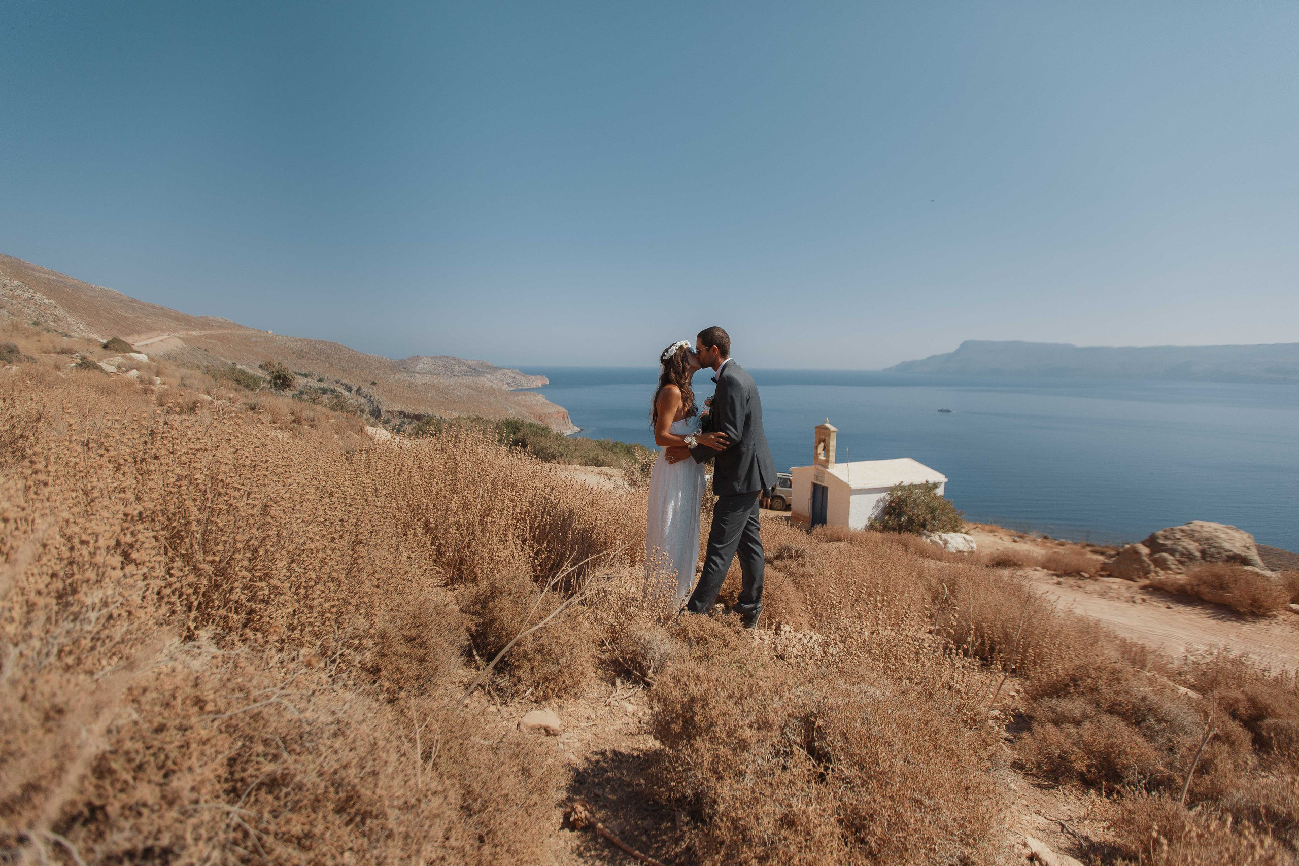 Marino & Steffi, Crete. Denny Savon — Photographer in Santorini | Weddings, Love Stories & Flying Dress