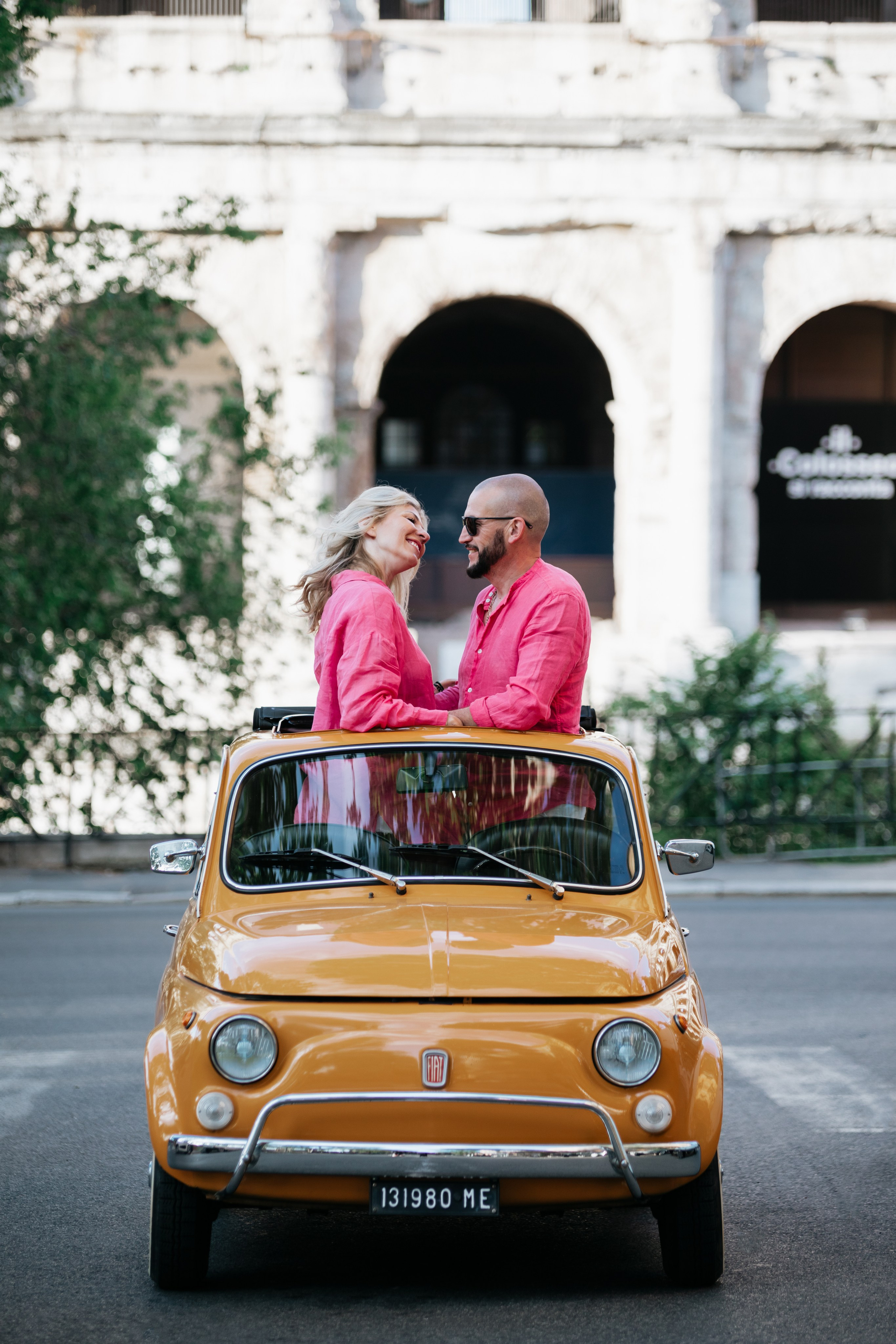 Aija & Sergej. Vacation photoshoot in Rome. Photographer in Rome