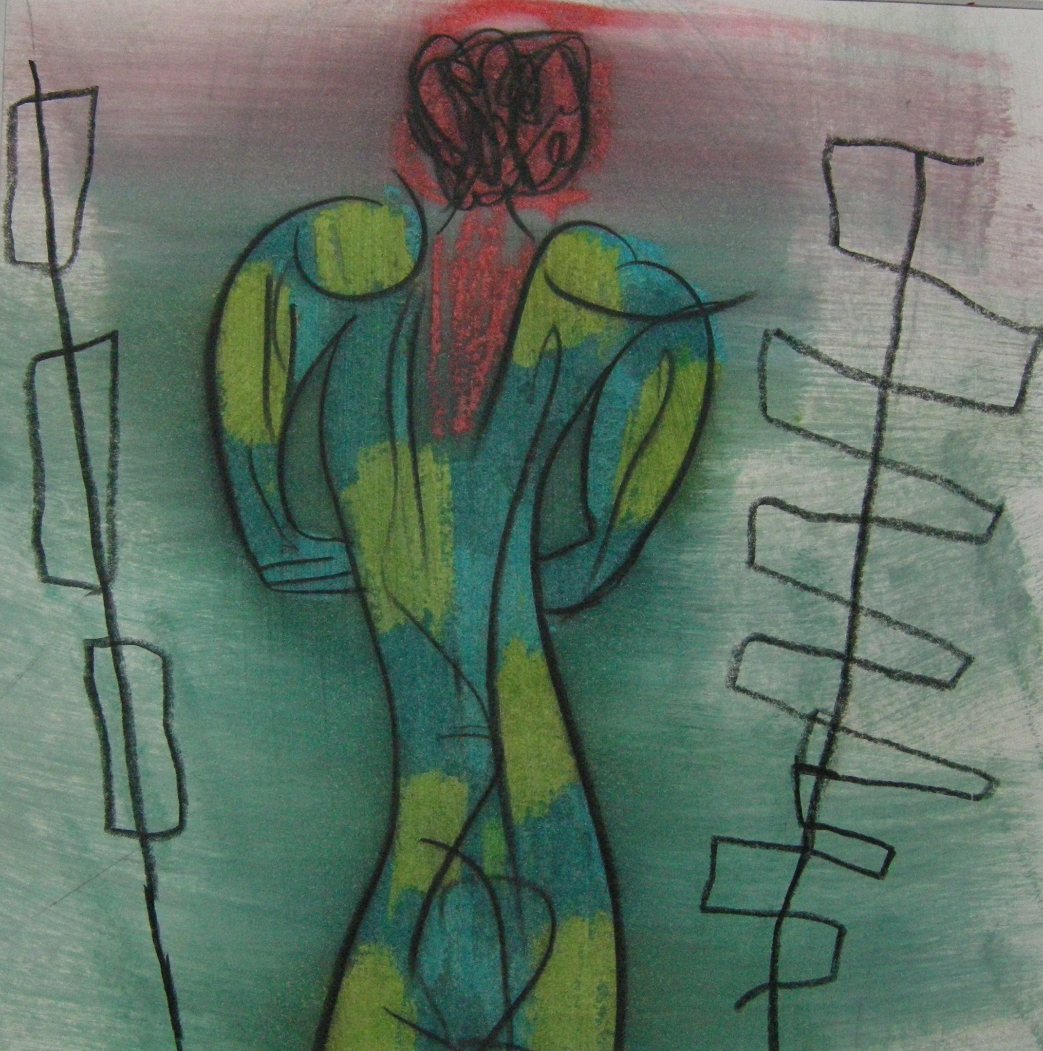 Begegnung mit mir 2009 - 40x40