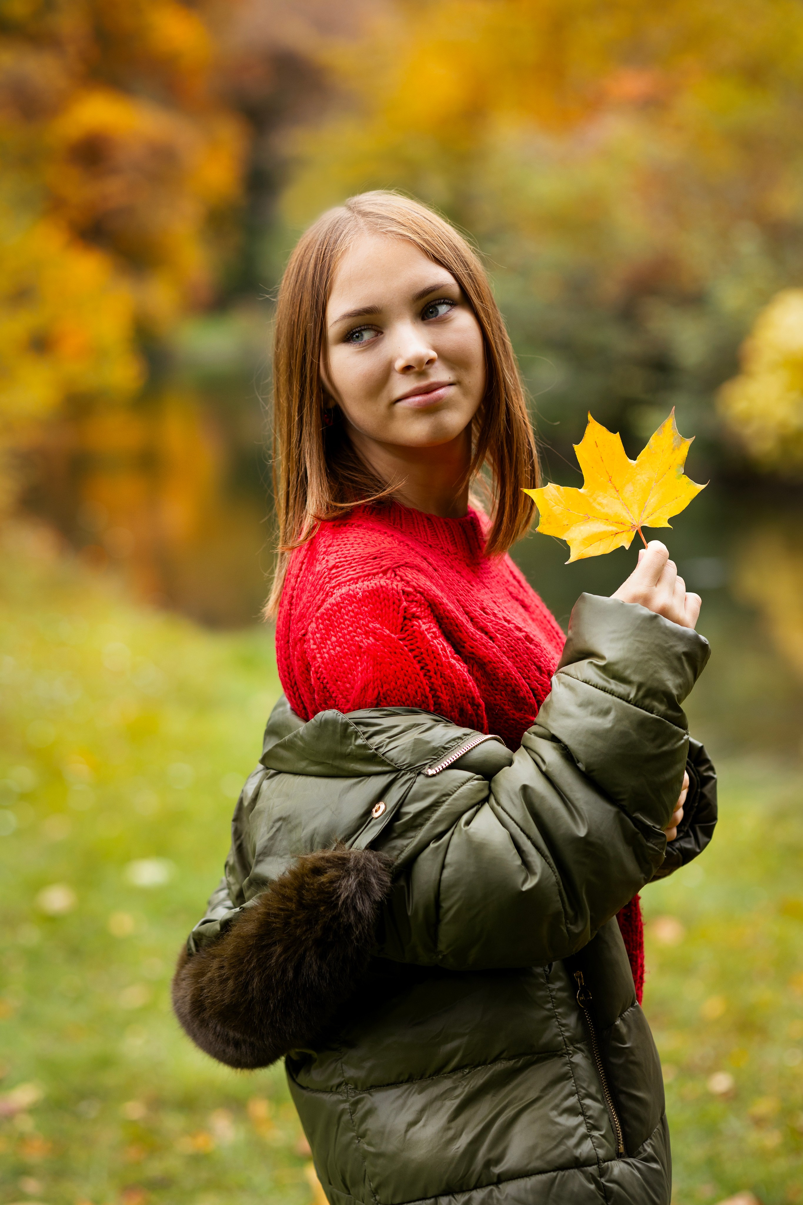 Autumn. Photographer in Munich