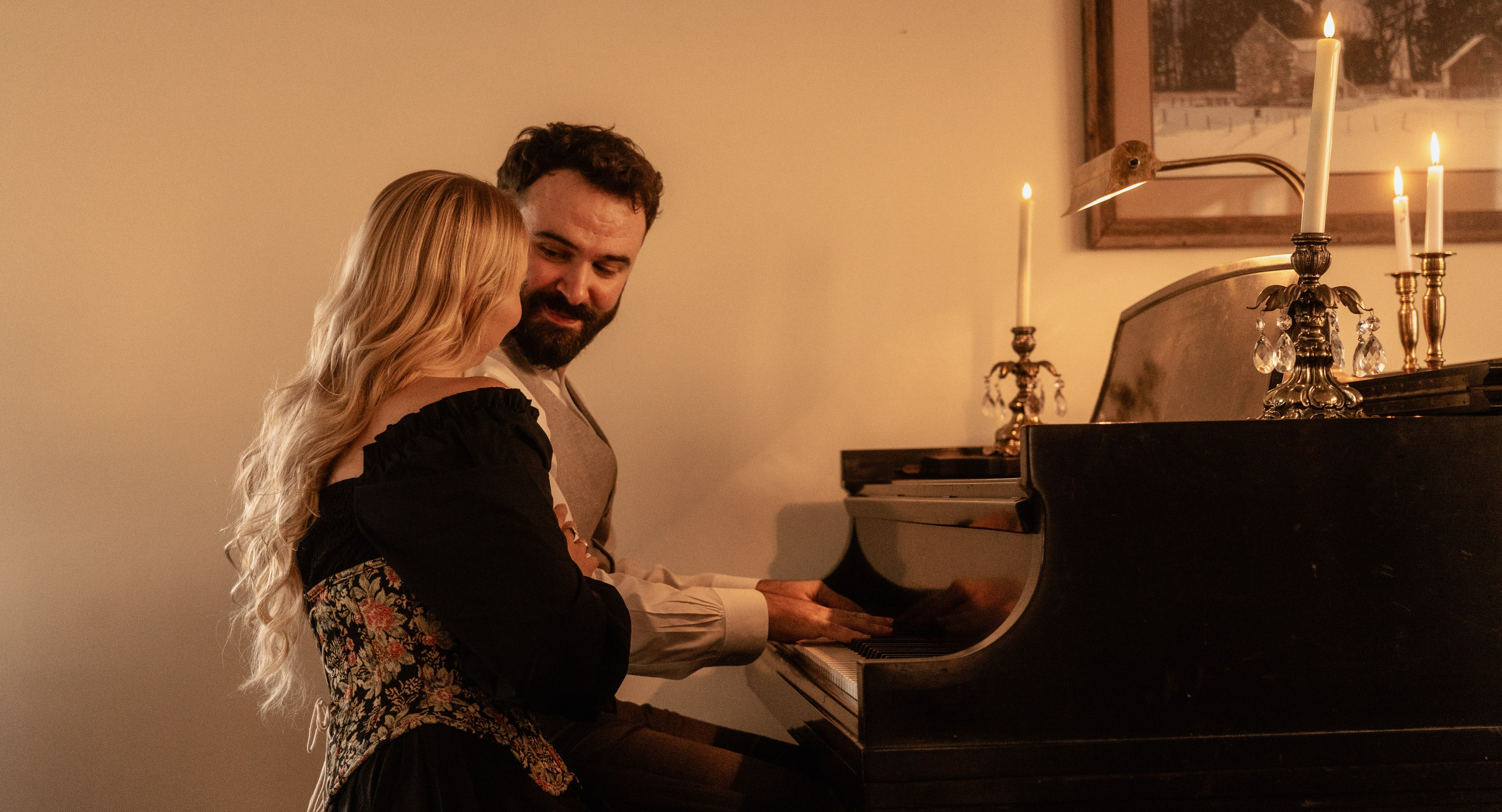 Connecticut Couple Photography — Intimate Home Session. Daria Deschain Cinematic Photography in Connecticut