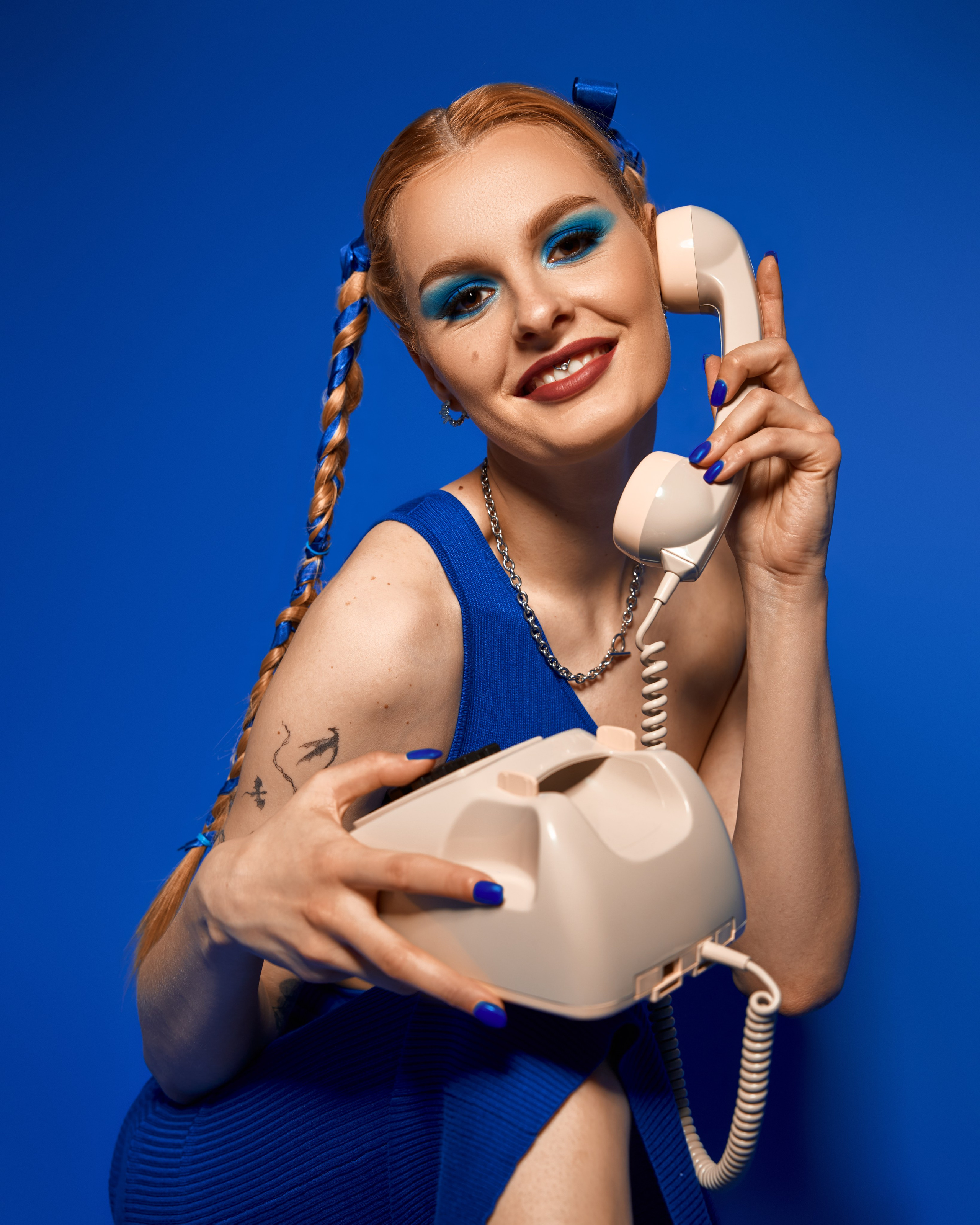 Studio-Shooting. Portraitfotografin Natalia Calcagnile