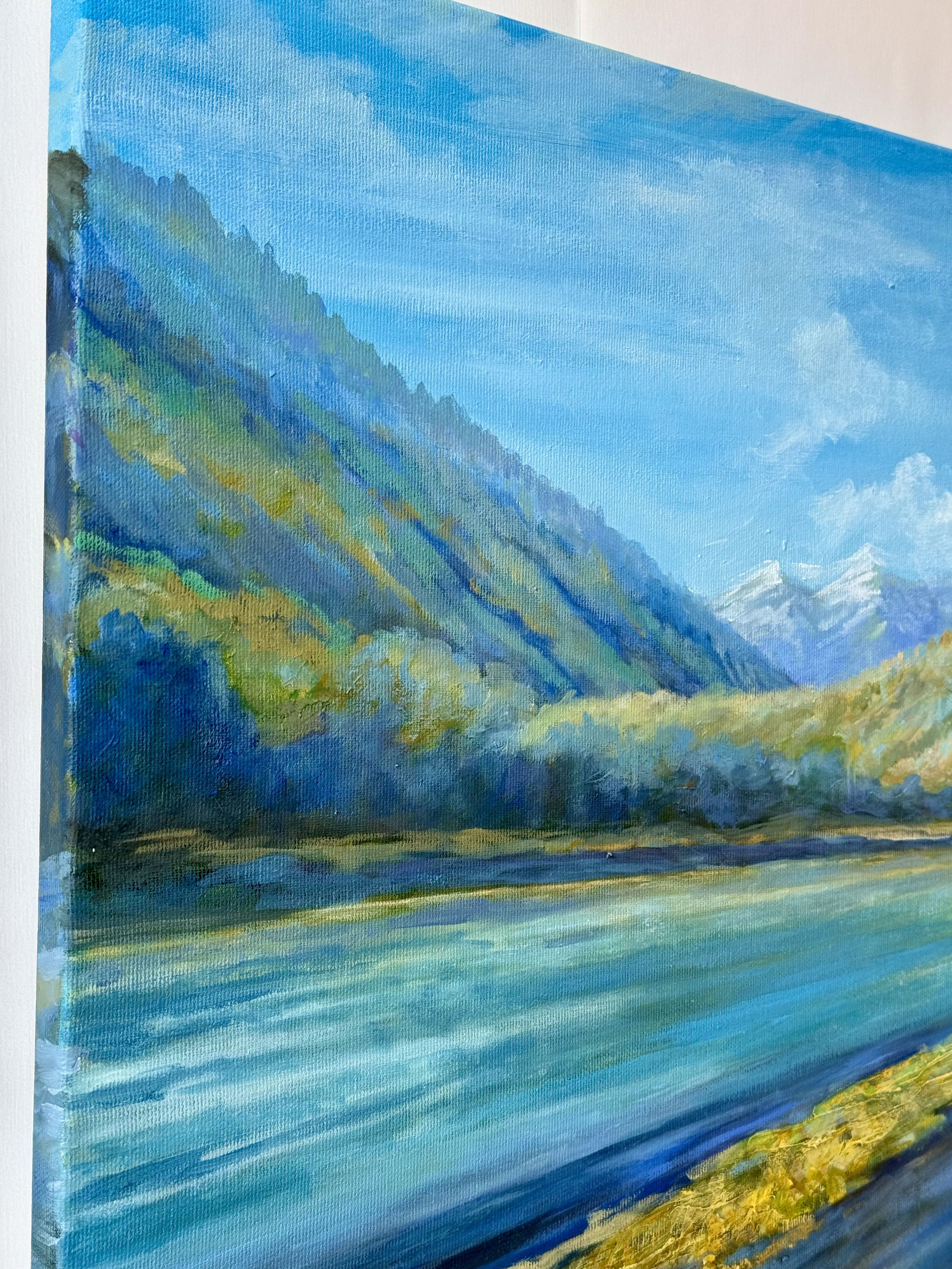 «Chorukh River». Художник живописец Савелова Ольга