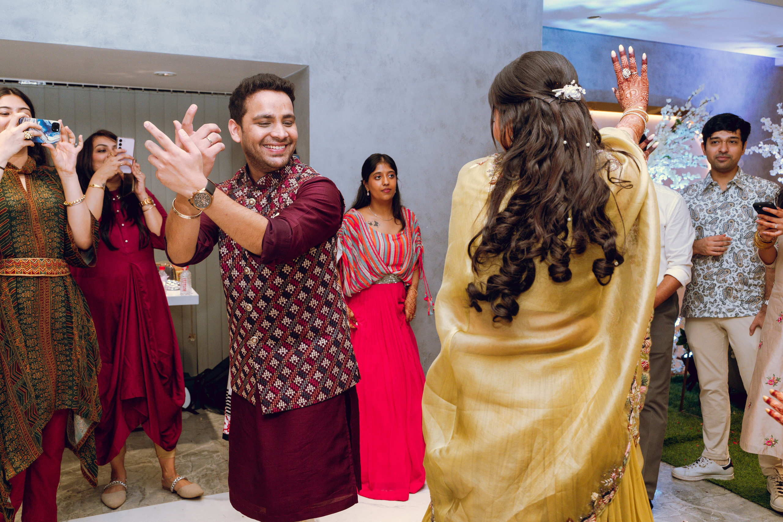 Harshika & Anmol. Menu