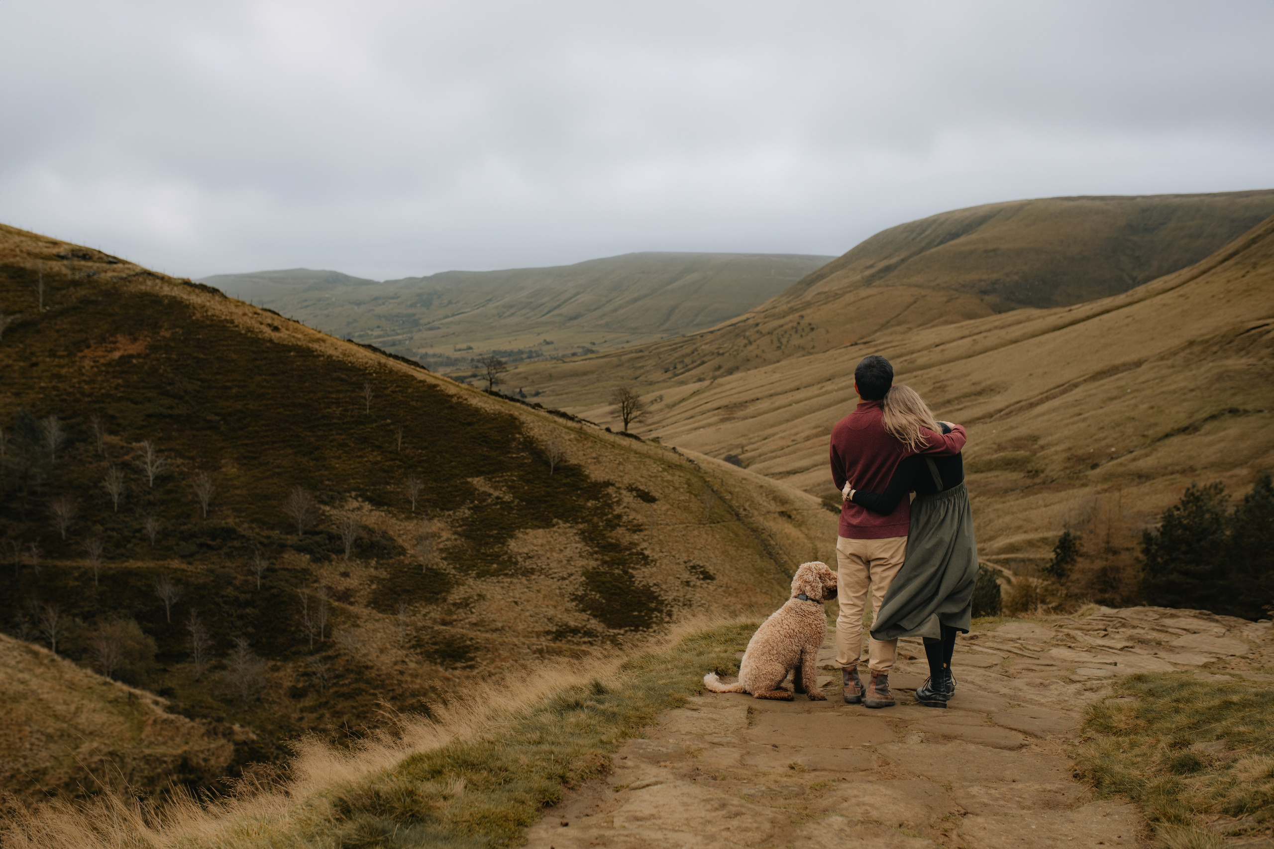 L & C in Peak District. Tania Gandrabur, photographer in West Midlands, England