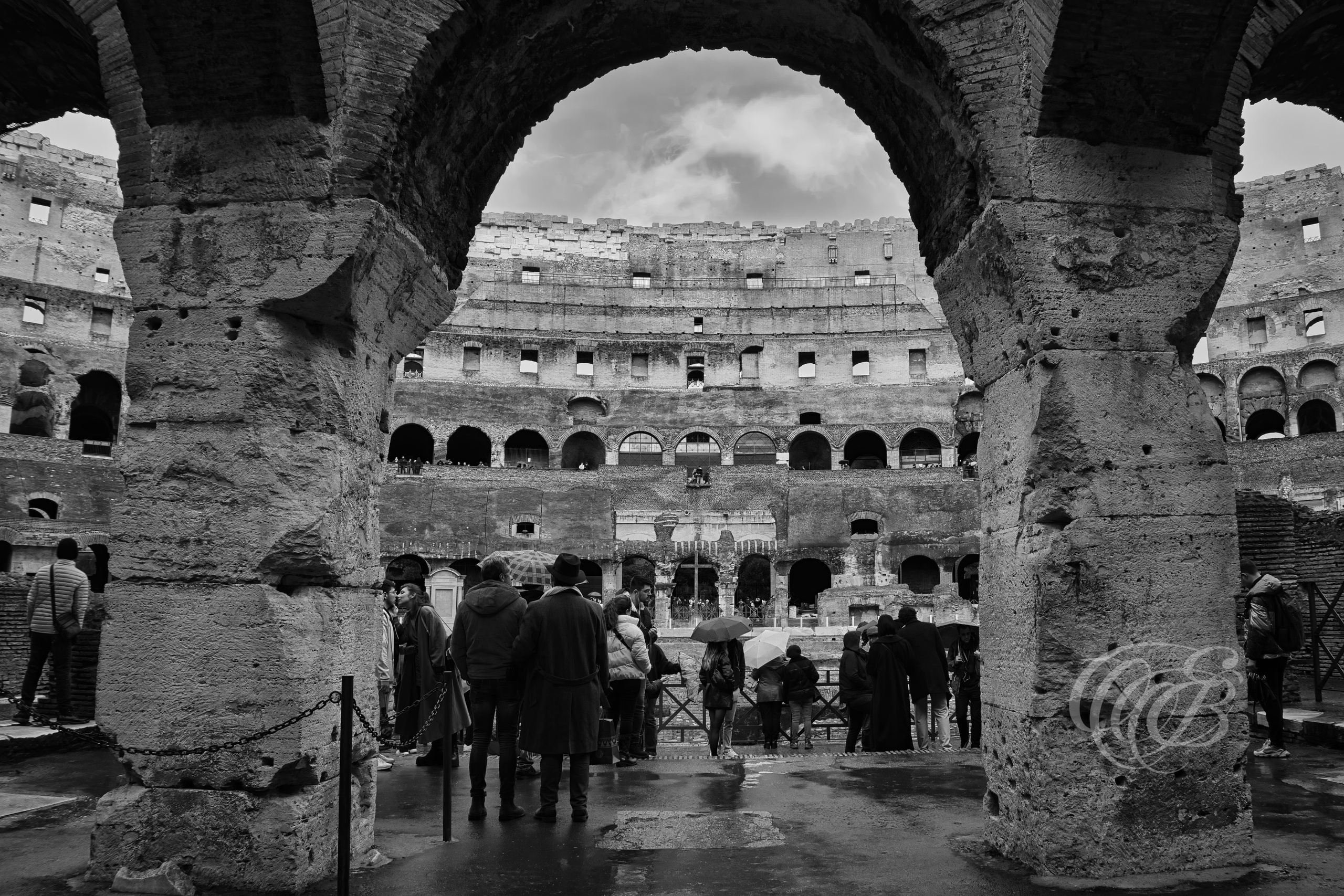 Rome Italy - The Arches of the Coliseum - Eduardo Bartoli Fine Art Photography - Arches of the Colosseum in Rome, Italy – fine art photography by Eduardo Bartoli.