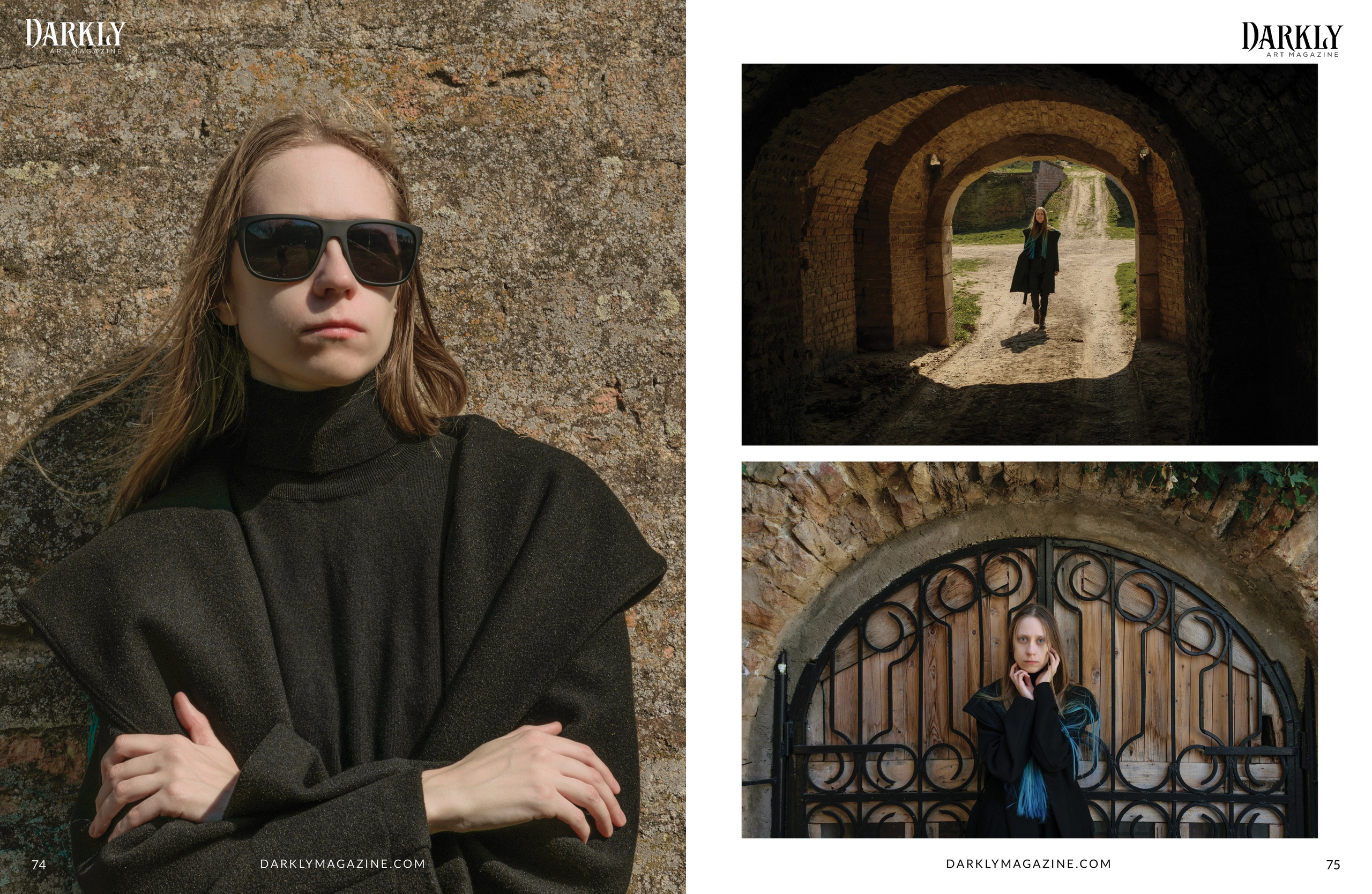 HELENA “Threshold of Silence” // Darkly Art Magazine. Victoria Fedoseenko. Editorial portrait & brand & event photographer based in Serbia