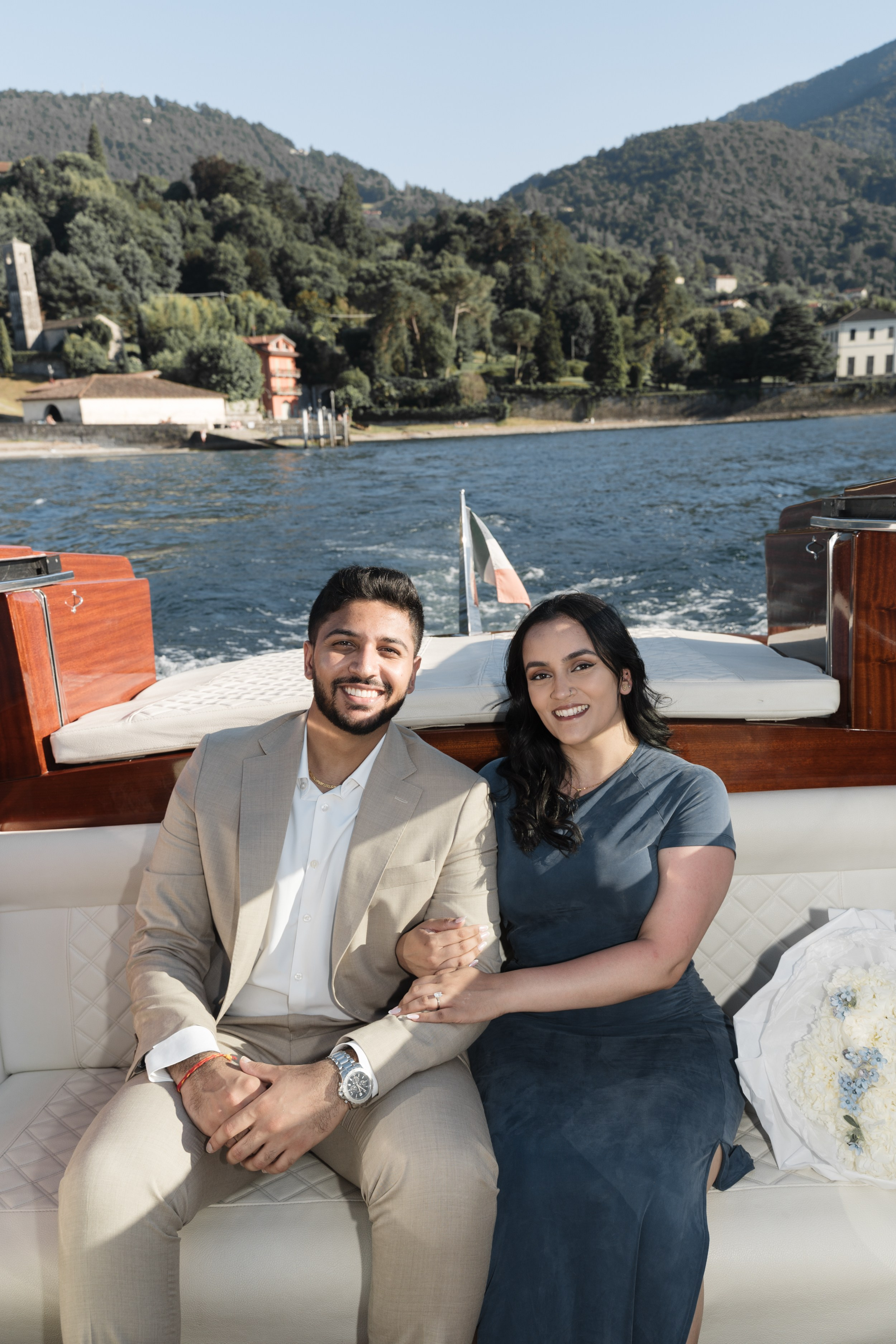 Villa Melzi Secret Proposal. Lake Como Proposal Photographer | Surprise Proposals & Engagements