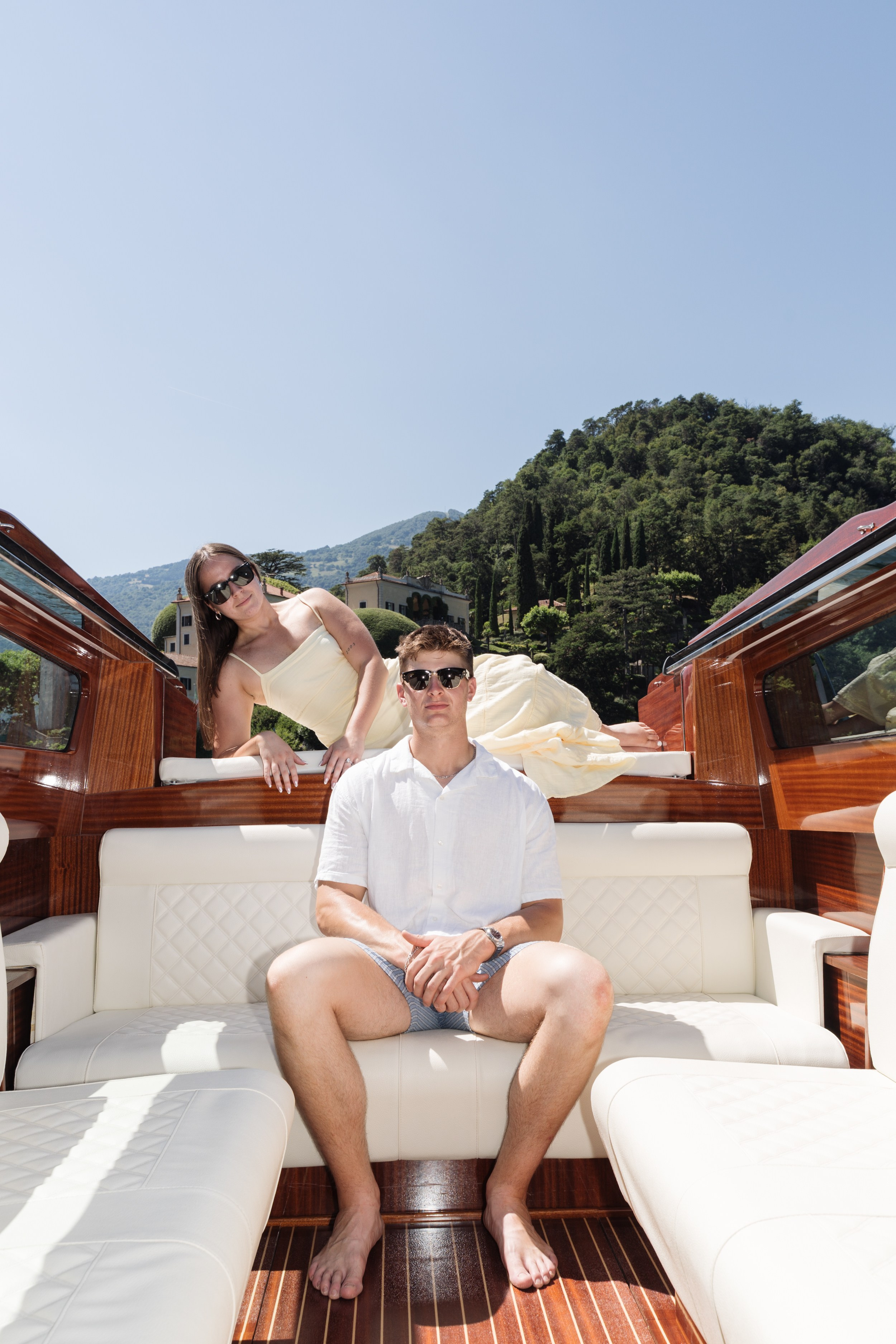 Boat Proposal in Lake Como. Lake Como Proposal Photographer | Surprise Proposals & Engagements