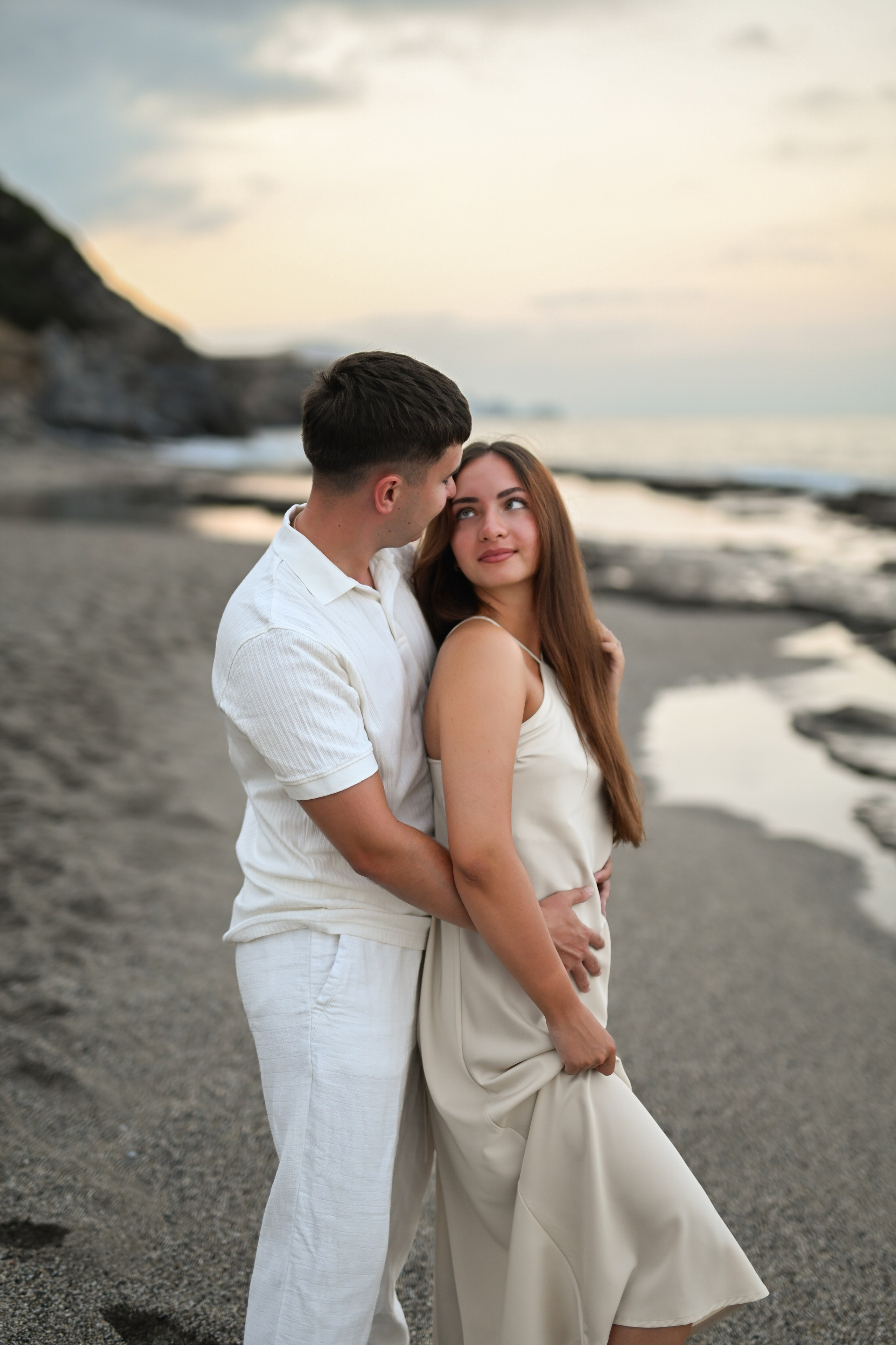 Love story на пляже Улаш. Photographer in Alanya, Side, Manavgat. Türkiye