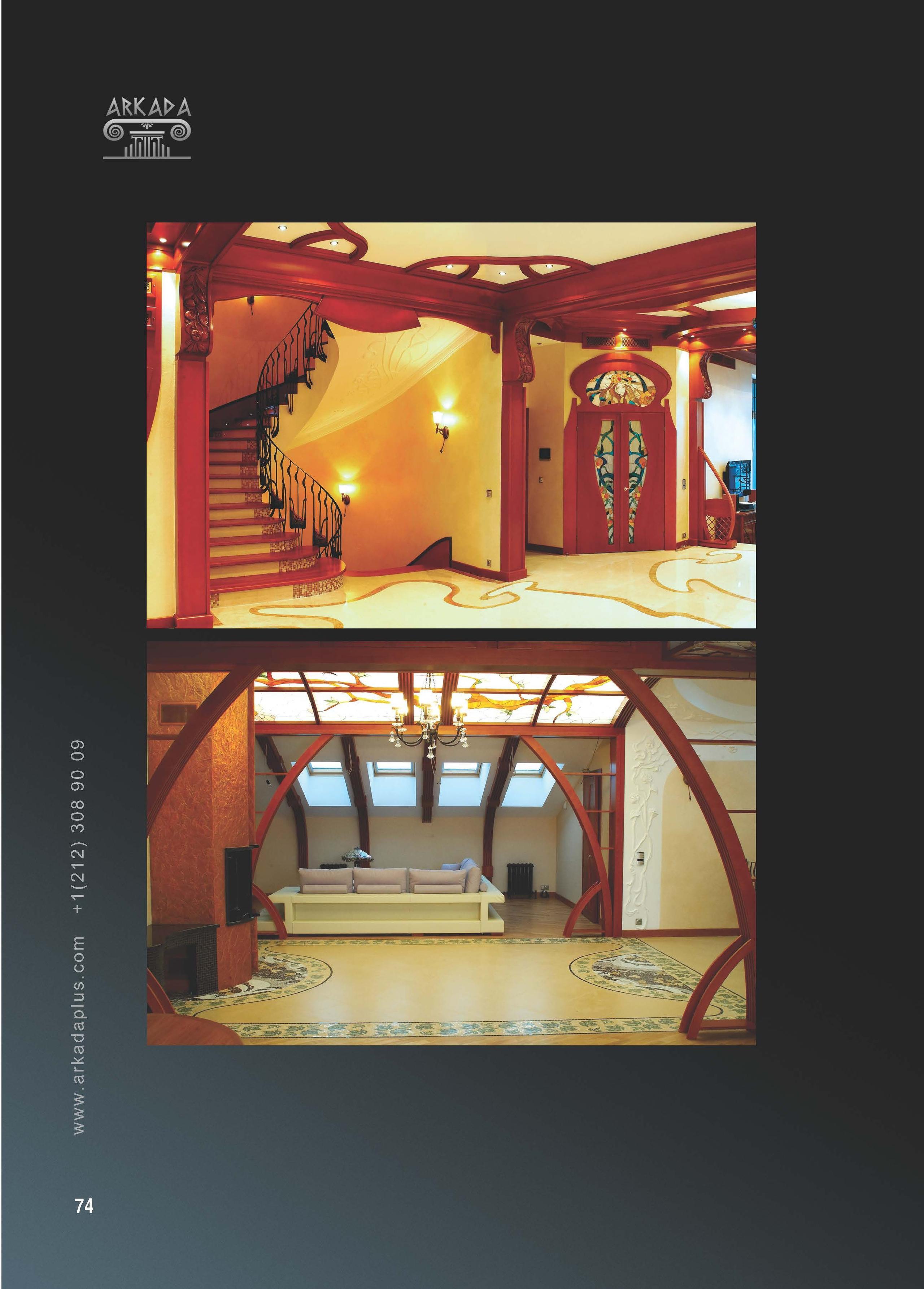 Catalog pages. Plaster molding