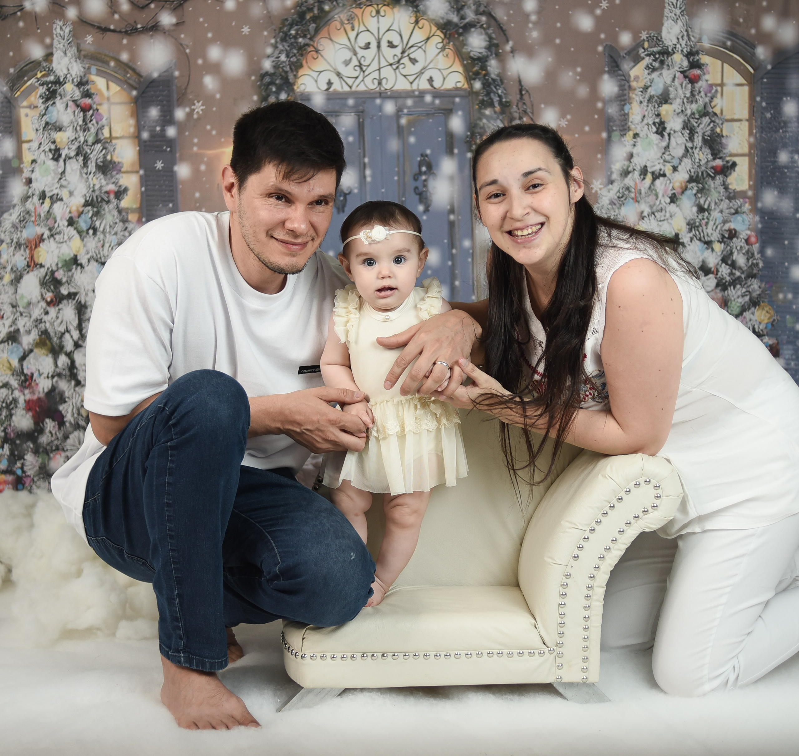 Sesión Navideña de Alaia y Familia. Fotografo de casamiento en misiones y fotógrafo de familia  Posadas