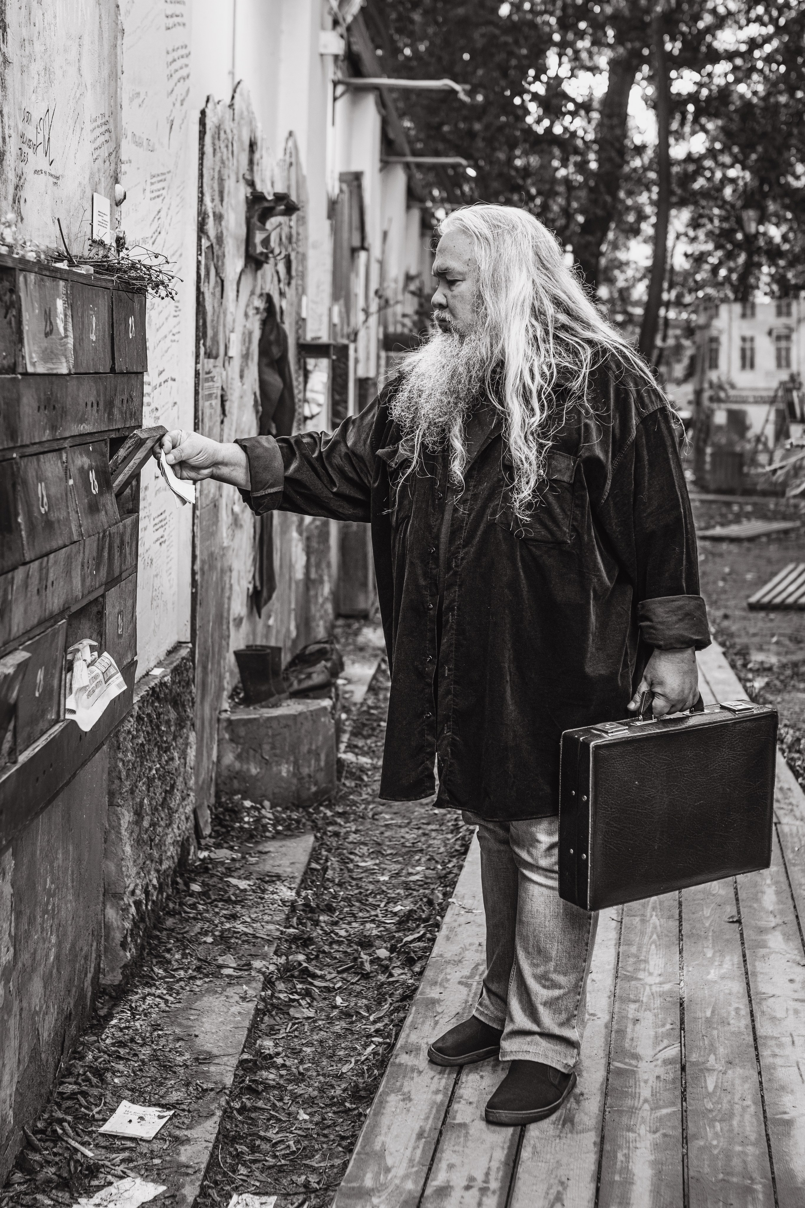 Александр Карев. Съёмка для поэта