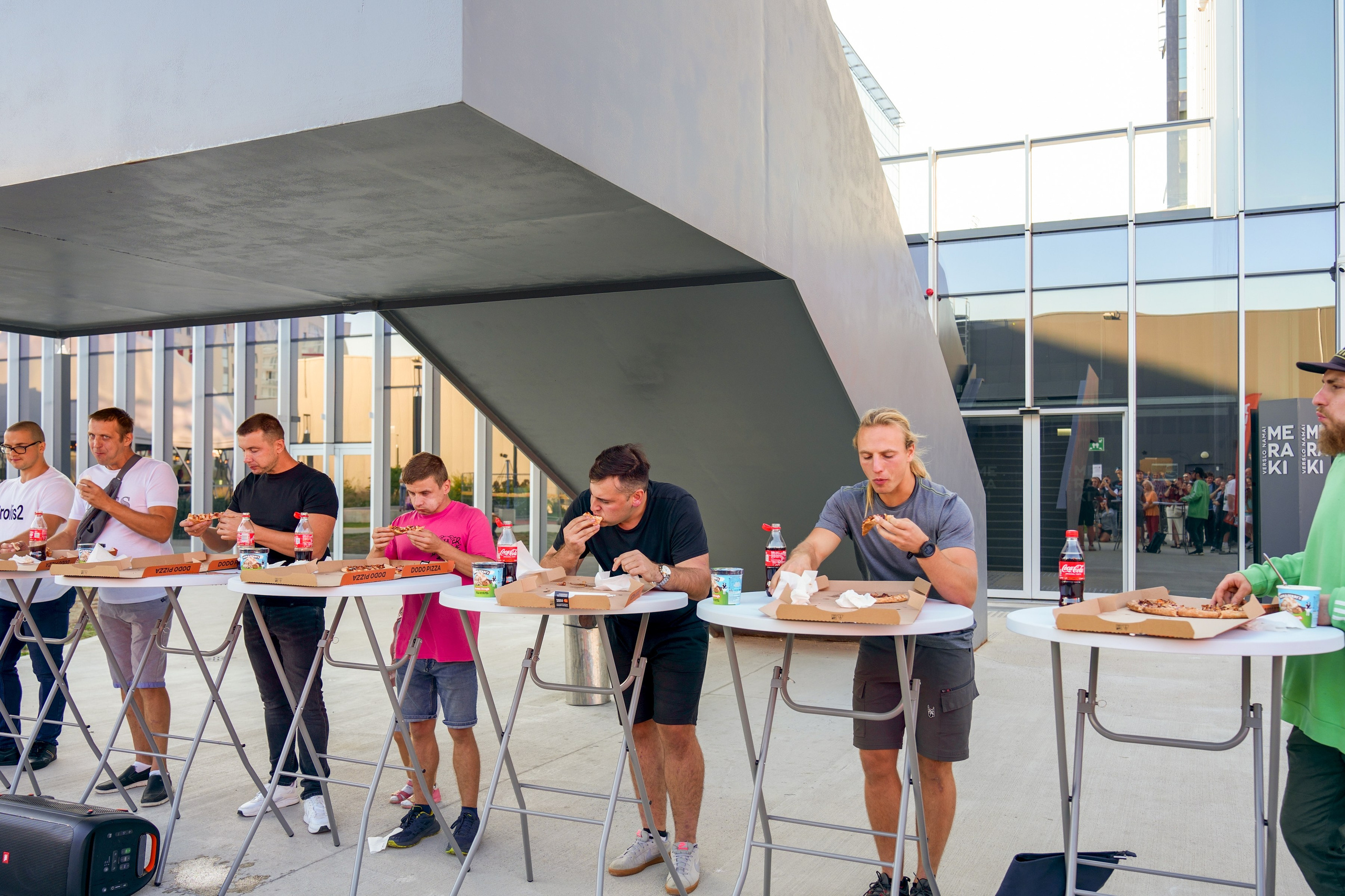 Dodo Pizza Picų Valgymo Čempionatas!. Elina Sapiega fotografė Vilniuje
