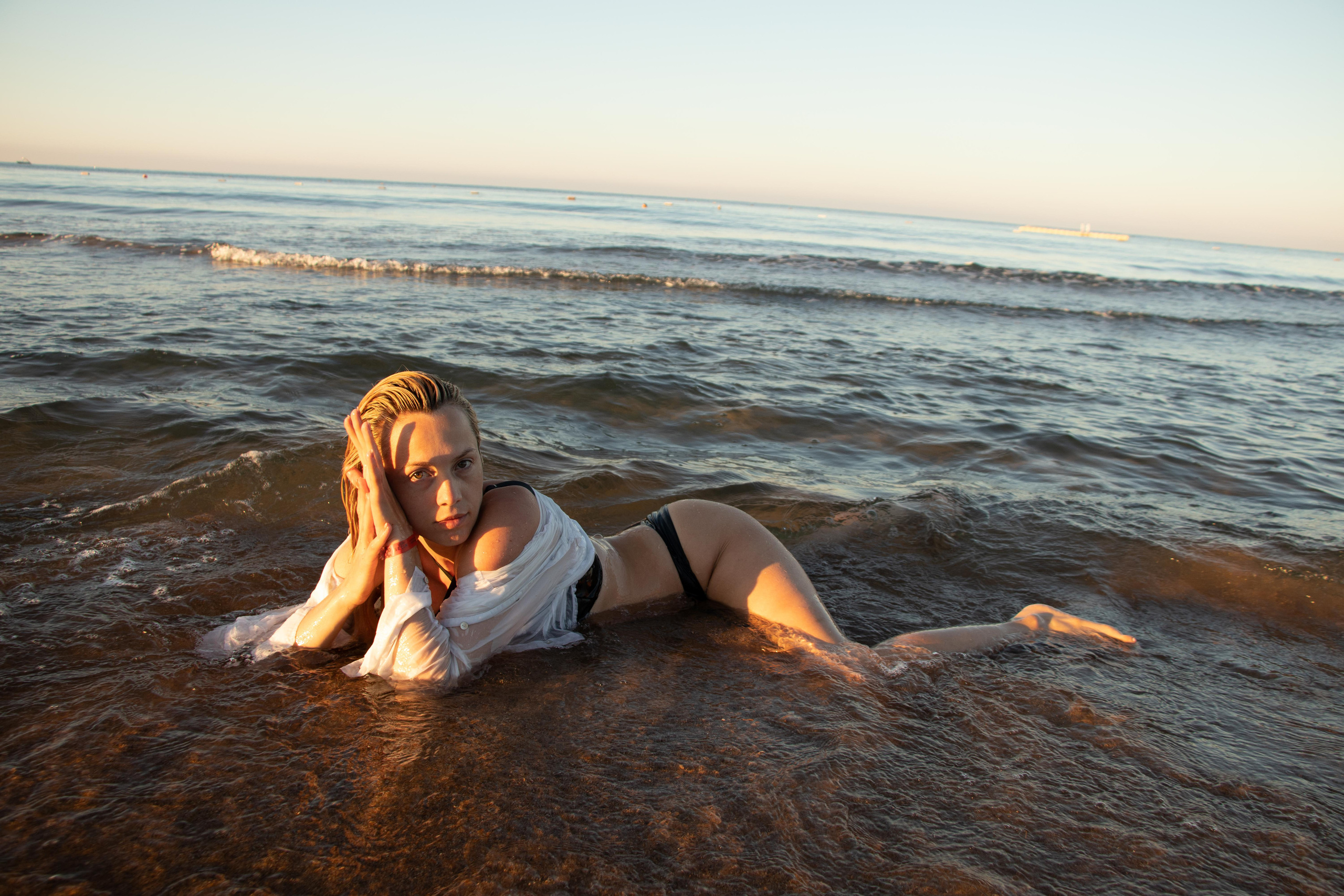 Beach. Tatyana Van Hedent een fotograaf te Zele, Oost-Vlaanderen