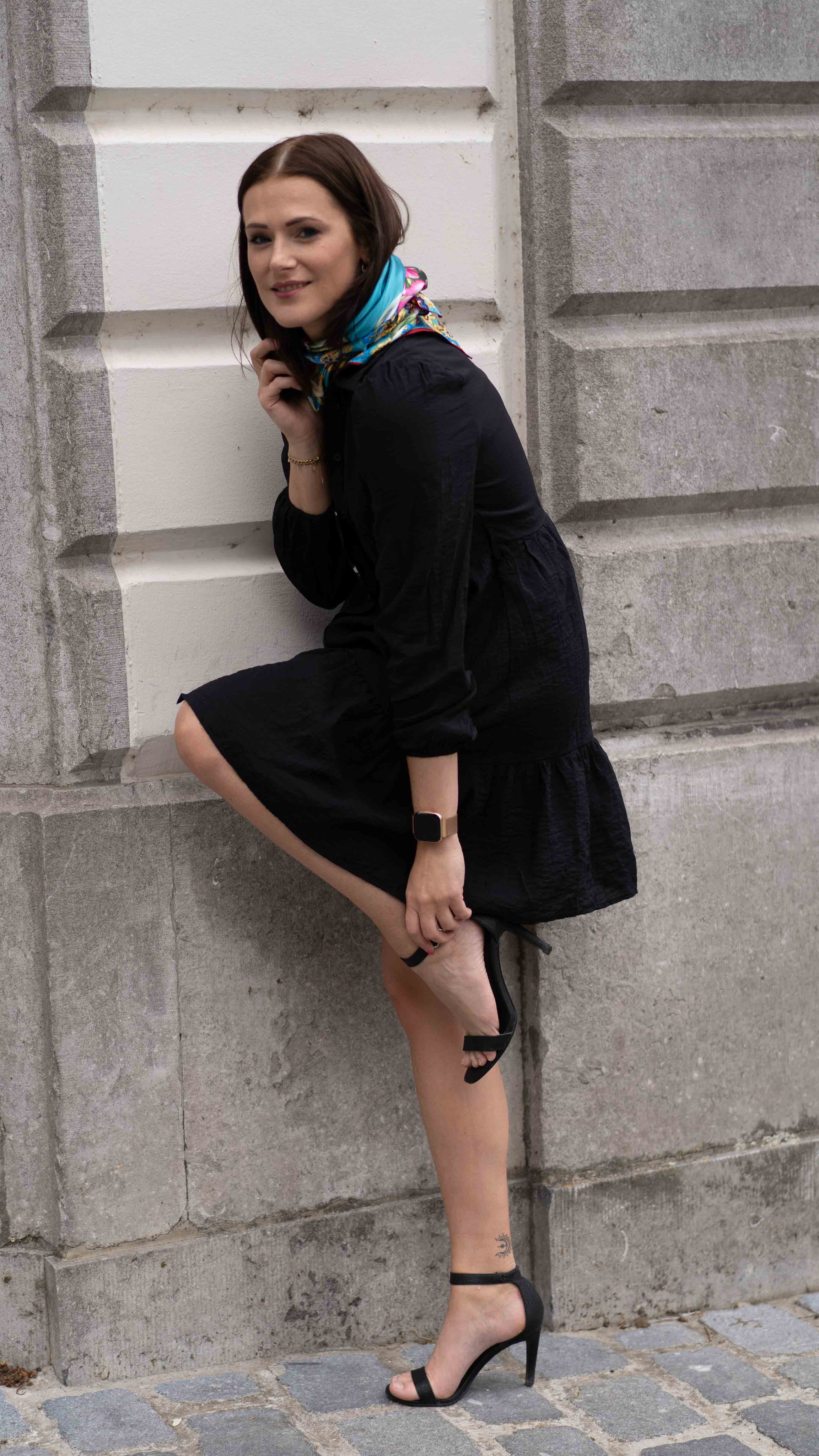 Little black dress / Lokeren. Tatyana Van Hedent een fotograaf te Zele, Oost-Vlaanderen