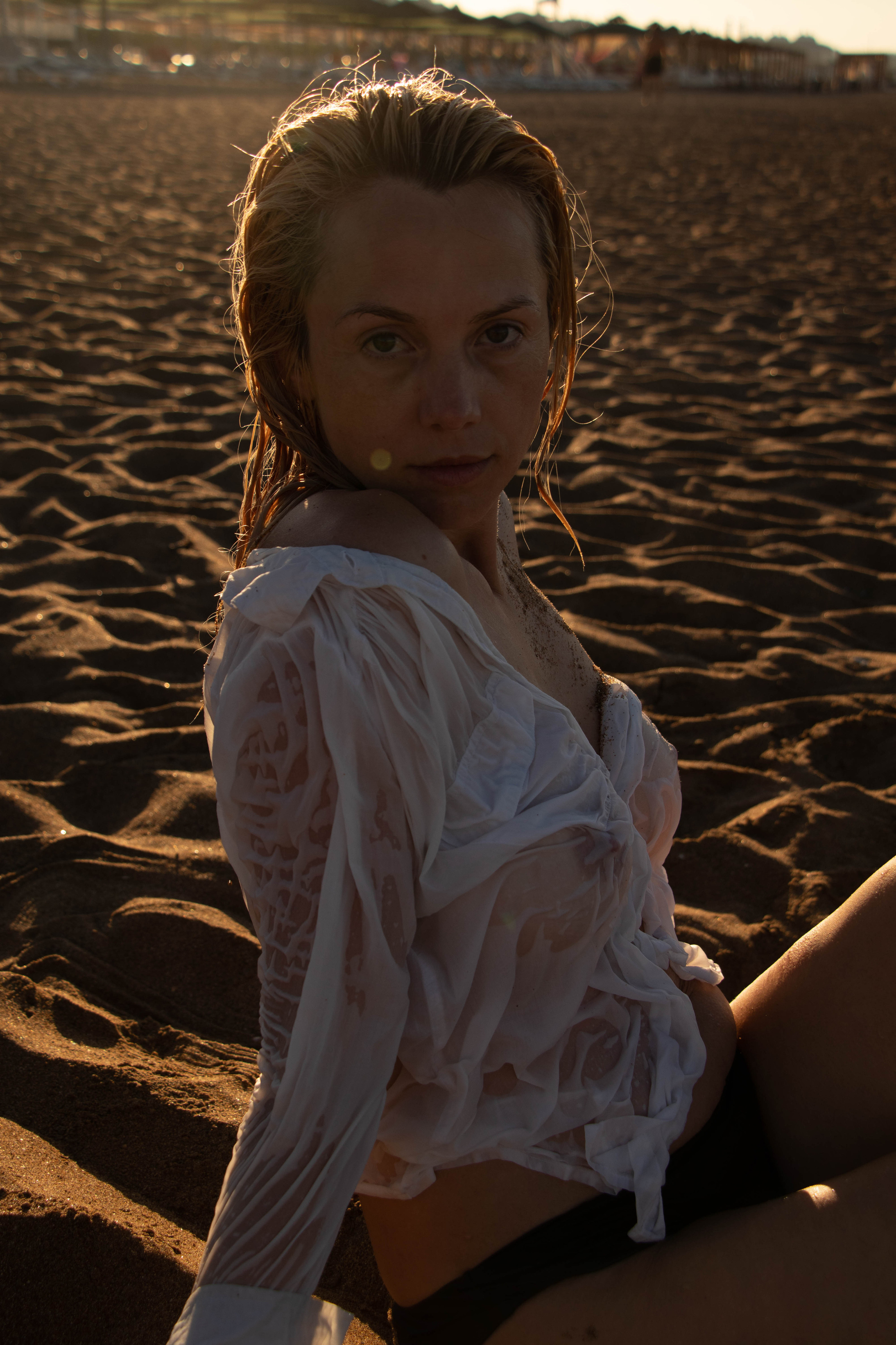 Beach photoshoot. Tatyana Van Hedent een fotograaf te Zele, Oost-Vlaanderen