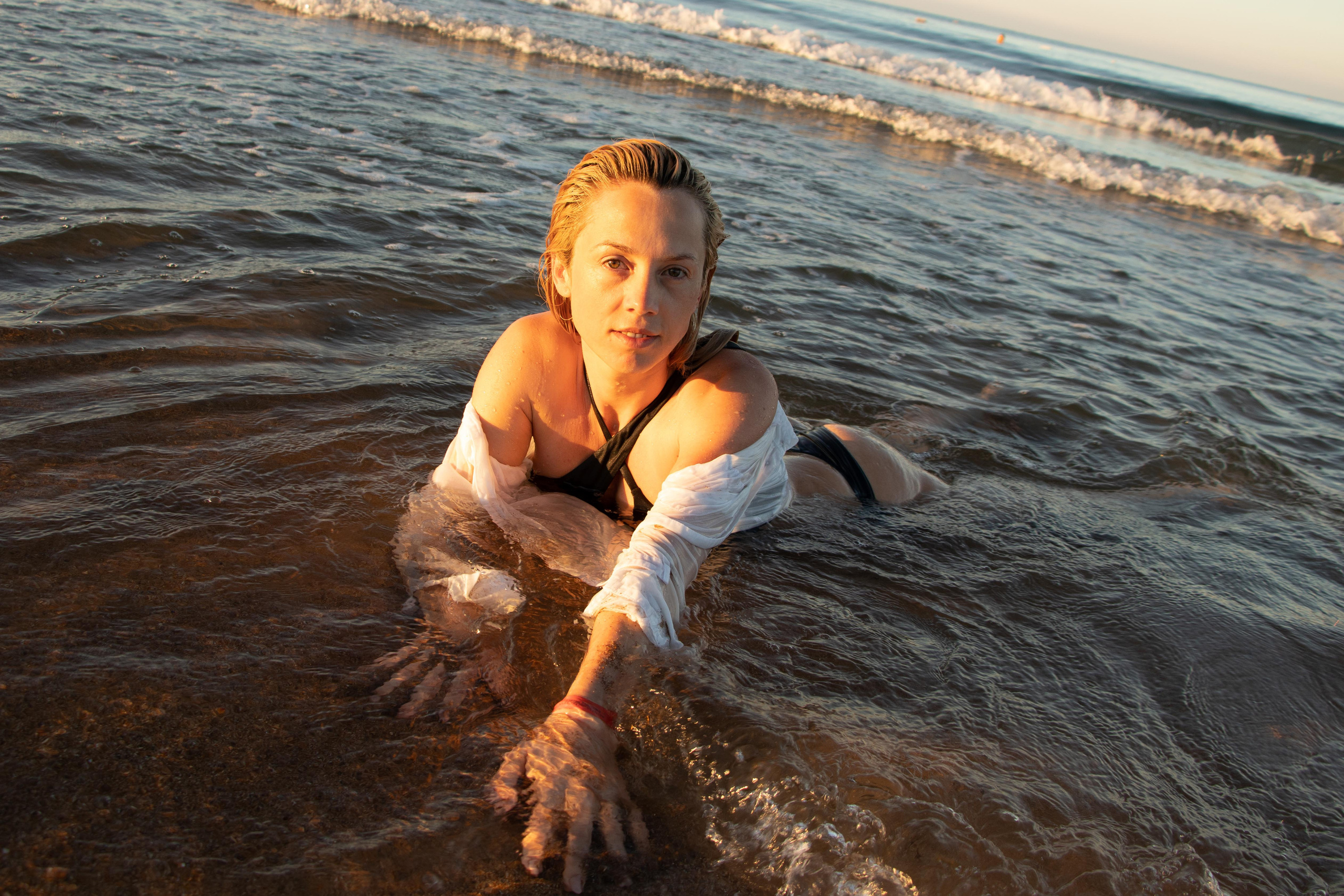 Beach. Tatyana Van Hedent een fotograaf te Zele, Oost-Vlaanderen