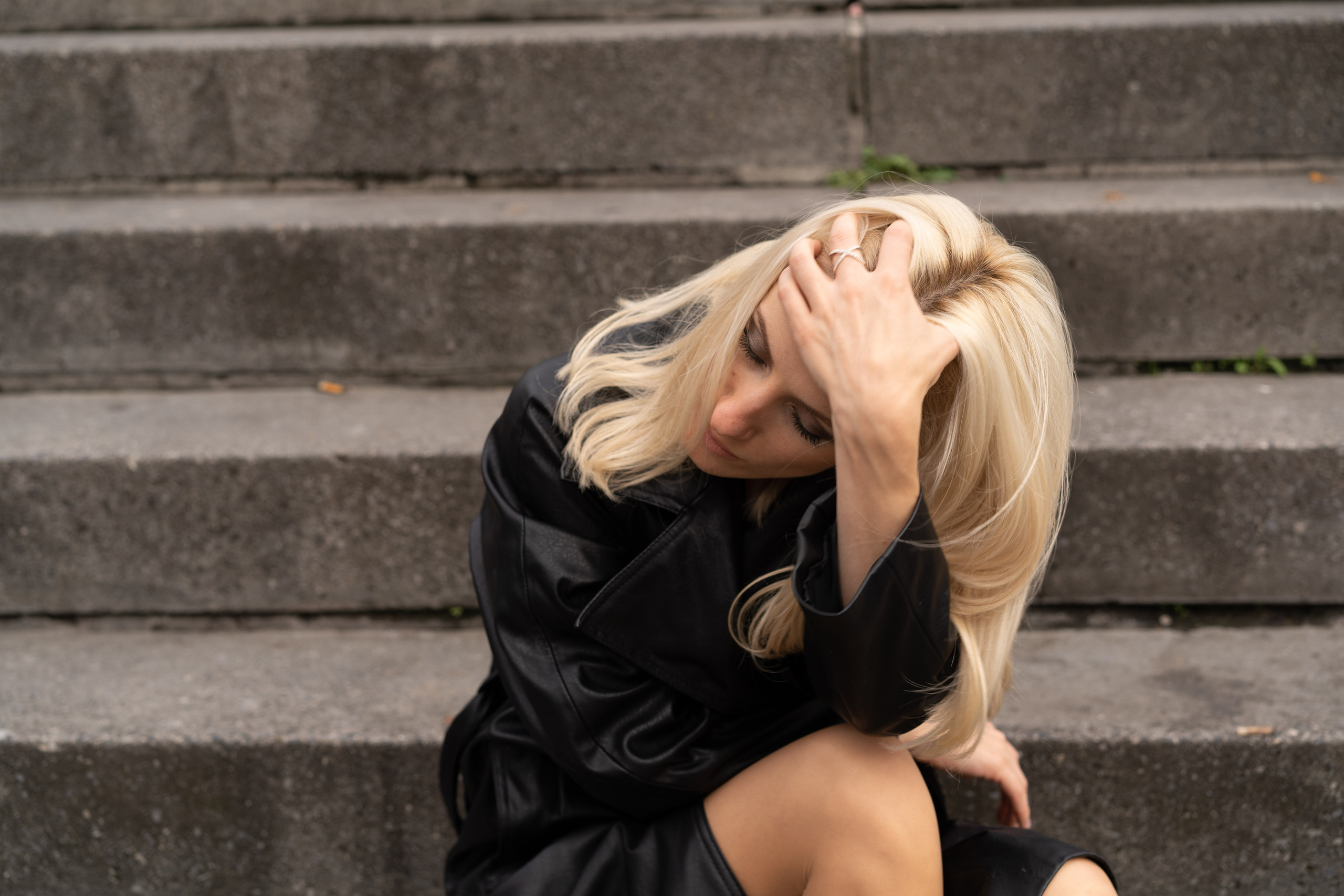 Little black dress / Brussel. Tatyana Van Hedent een fotograaf te Zele, Oost-Vlaanderen