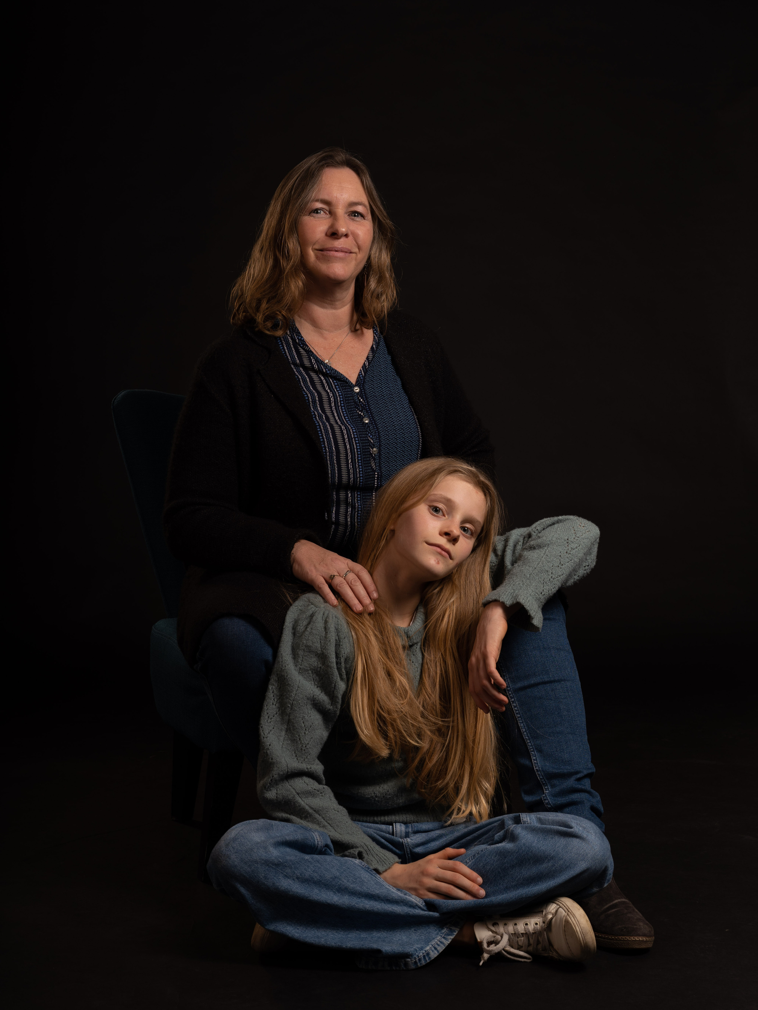 Tanja & Leandra. Tatyana Van Hedent een fotograaf te Zele, Oost-Vlaanderen