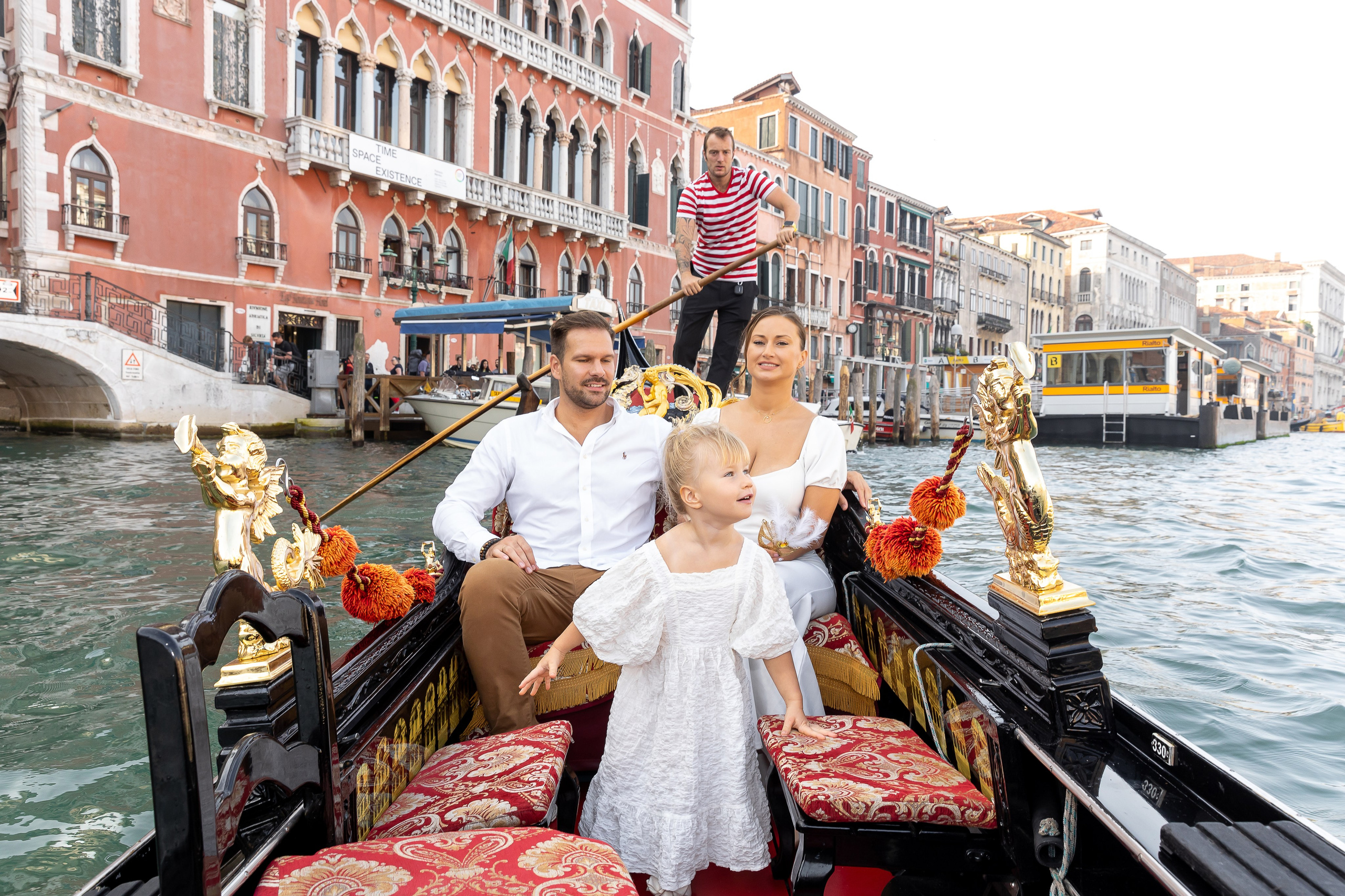 Emi and family at sunset