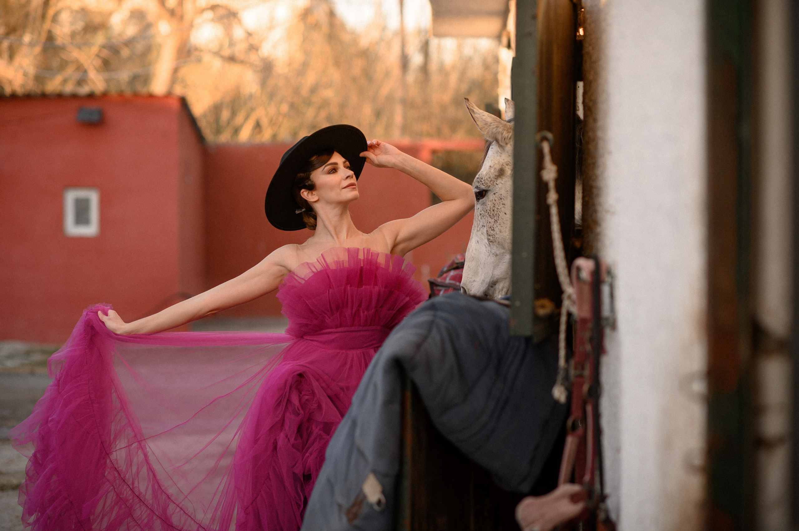 Sofia evening horse ride. Family, children, portrait, and event photography in Thessaloniki
