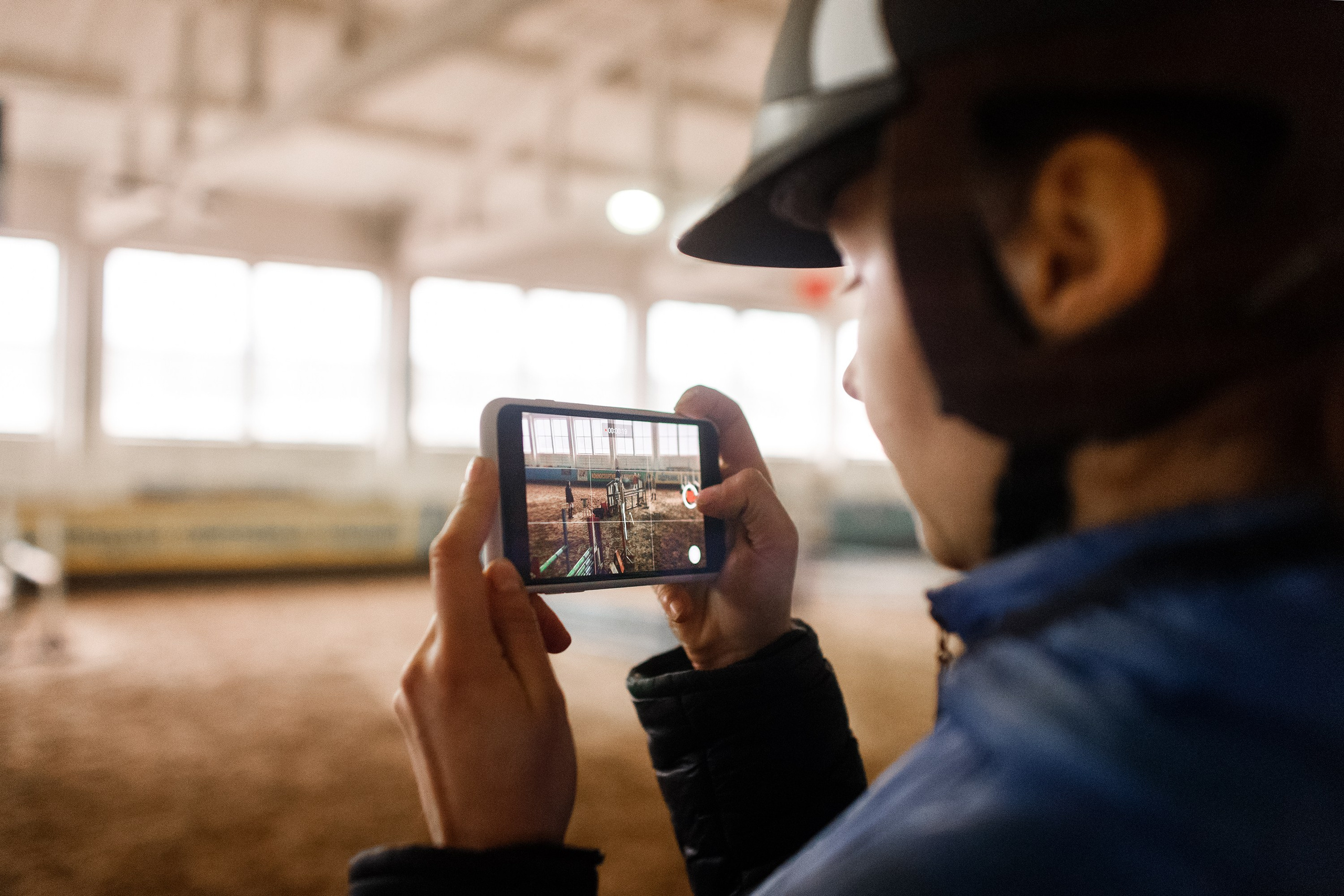 Winter show jumping in «Progress». Kaja | fotograf we Wrocławiu | ludzie i psy