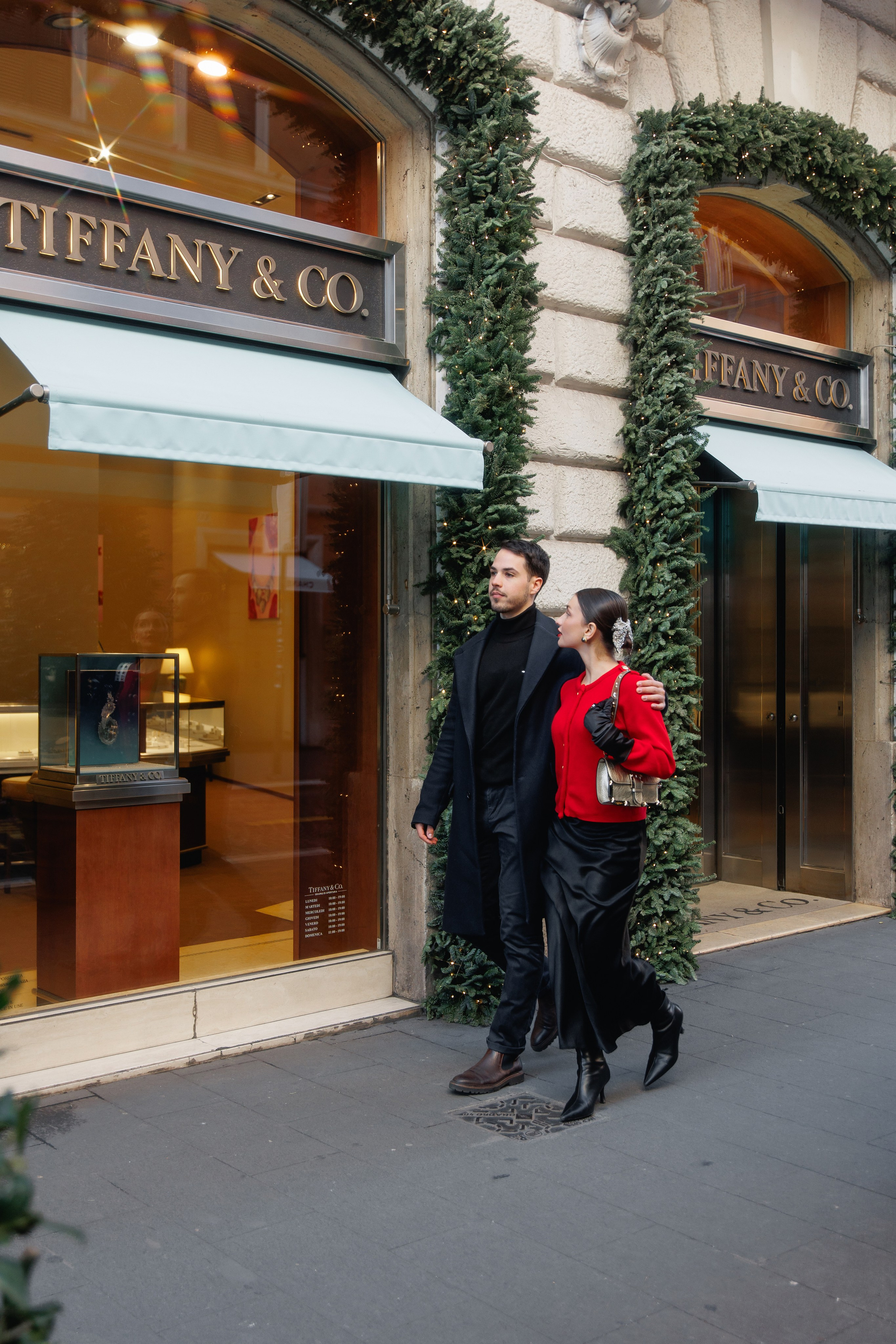 Christmas photoshooting in Rome. Wedding Photographer Rome Tuscany Como Sicily Puglia Amalfy Italy- Oksana Savenchuk