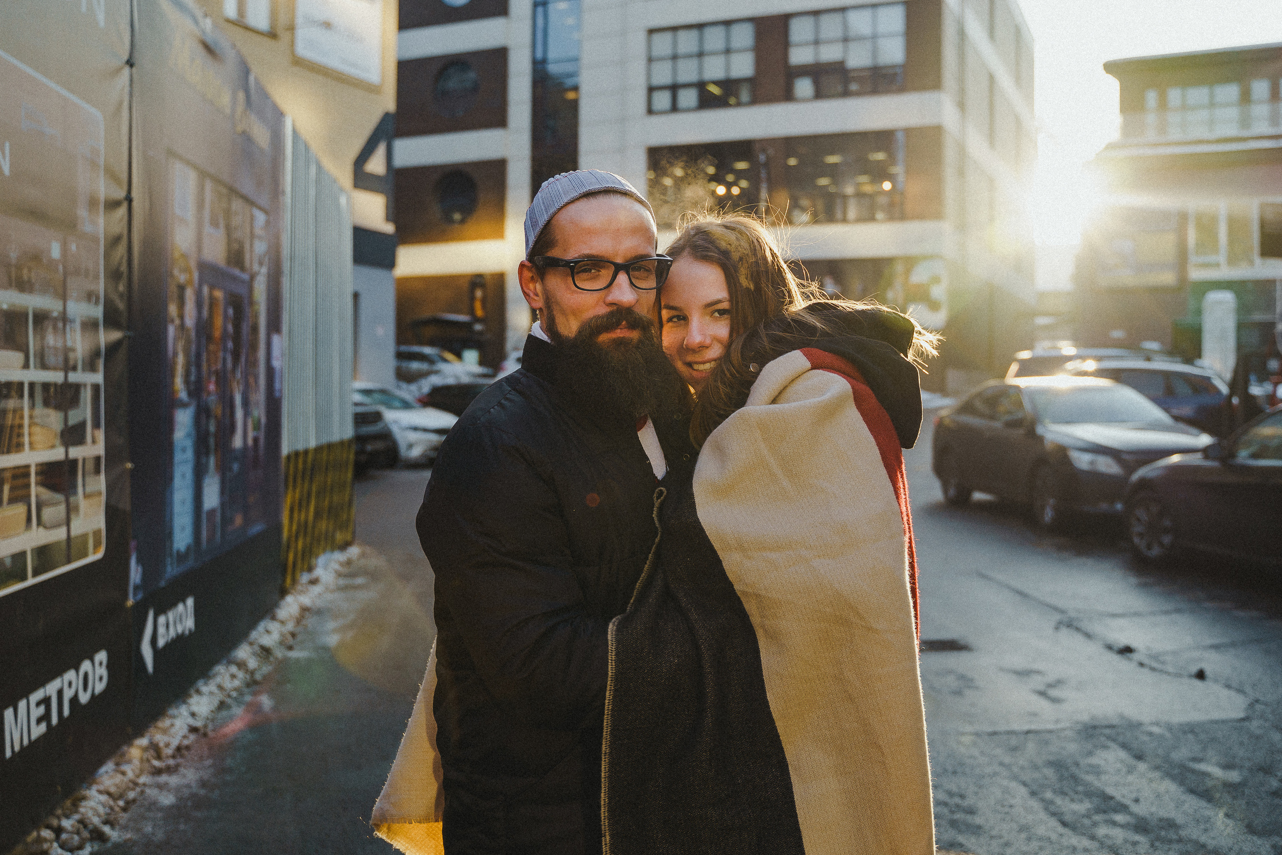 Зимняя love-story фотосессия в Москве