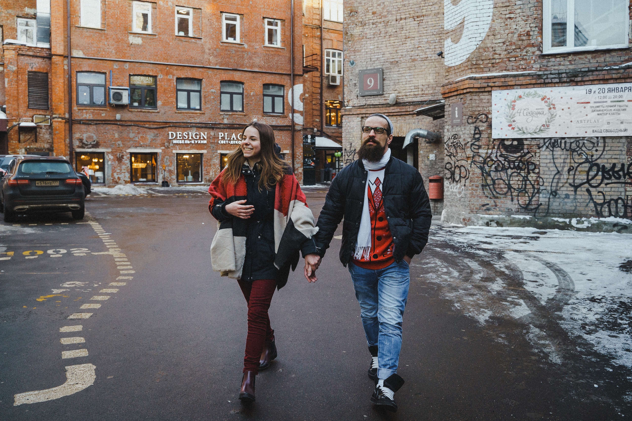Зимняя love-story фотосессия в Москве
