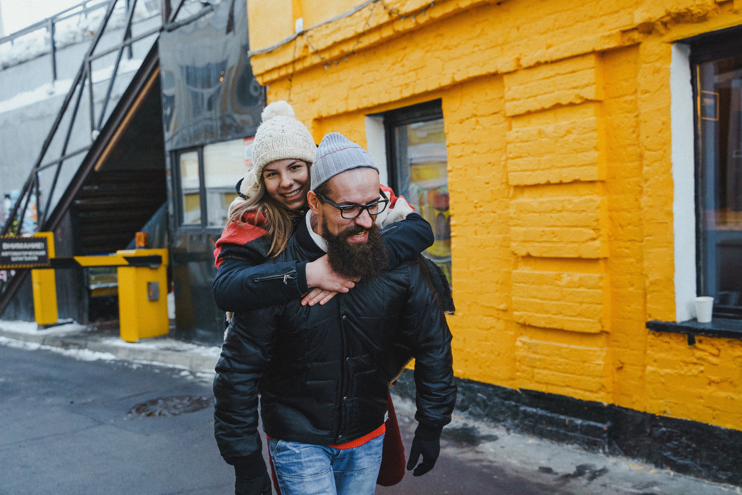 Зимняя love-story фотосессия в Москве