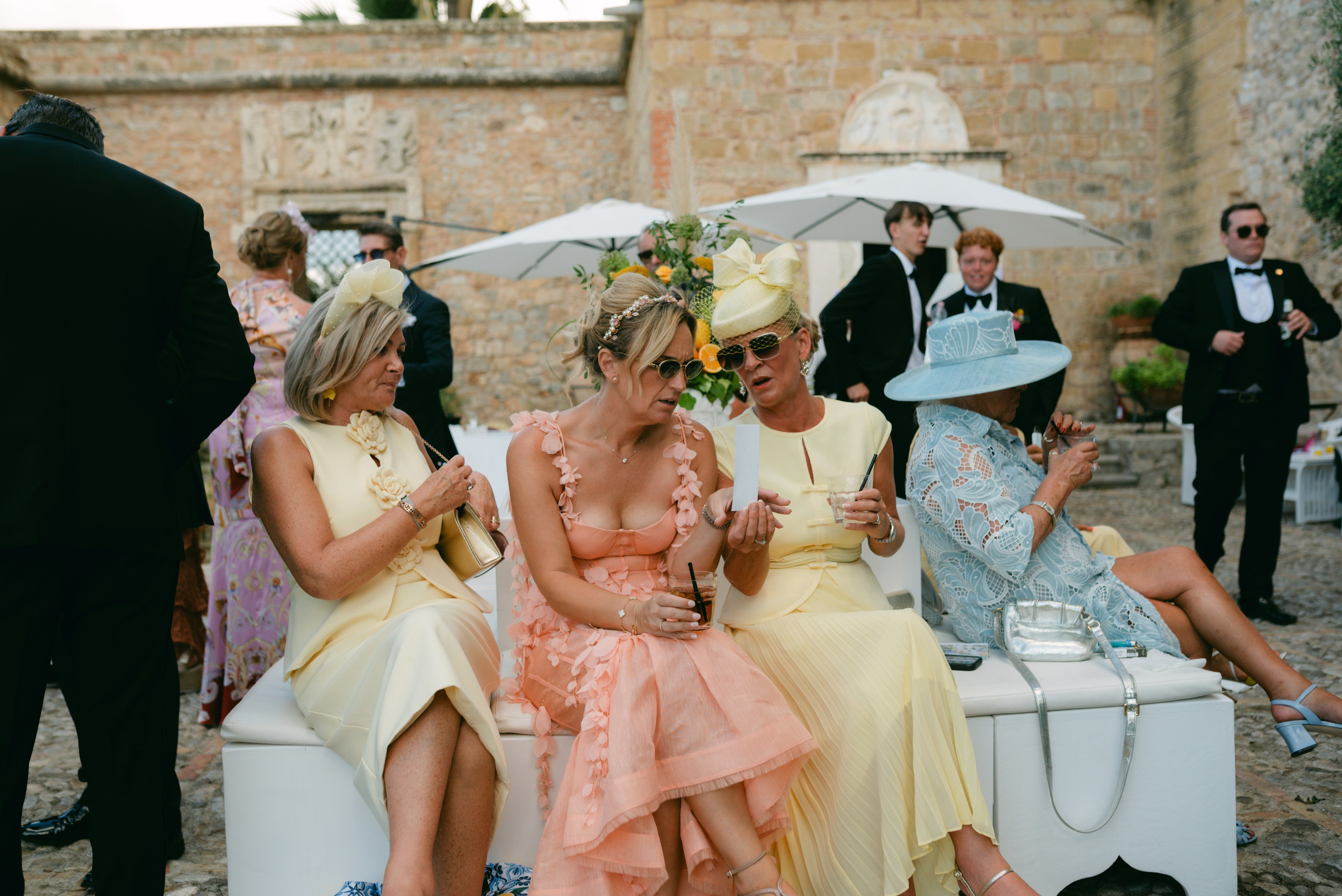 Wedding in Italy, sicily at castello lanza di banciforte on 35mm film and digital
