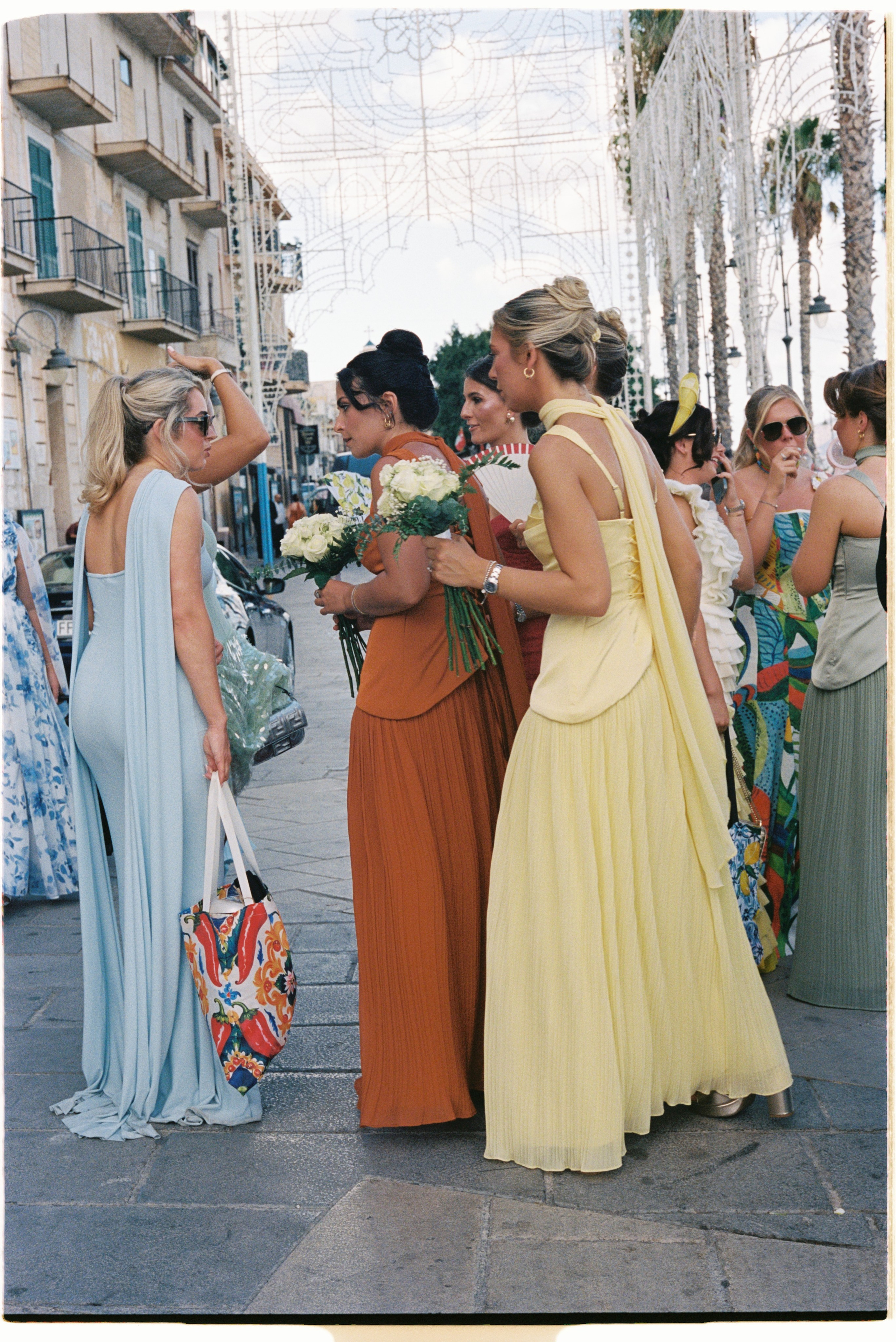 Wedding in Italy, sicily at castello lanza di banciforte on 35mm film and digital