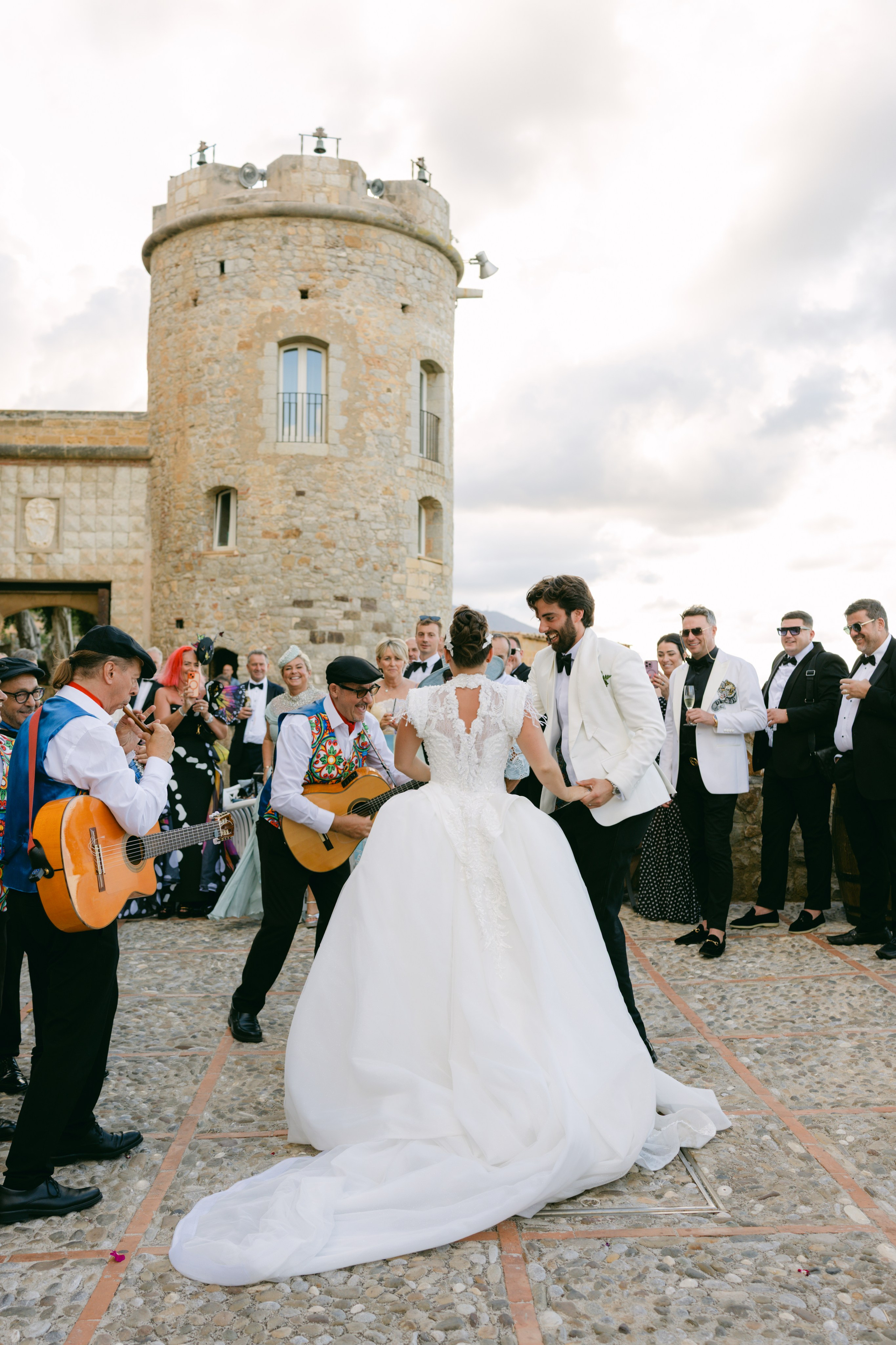 Wedding in Italy, sicily at castello lanza di banciforte on 35mm film and digital