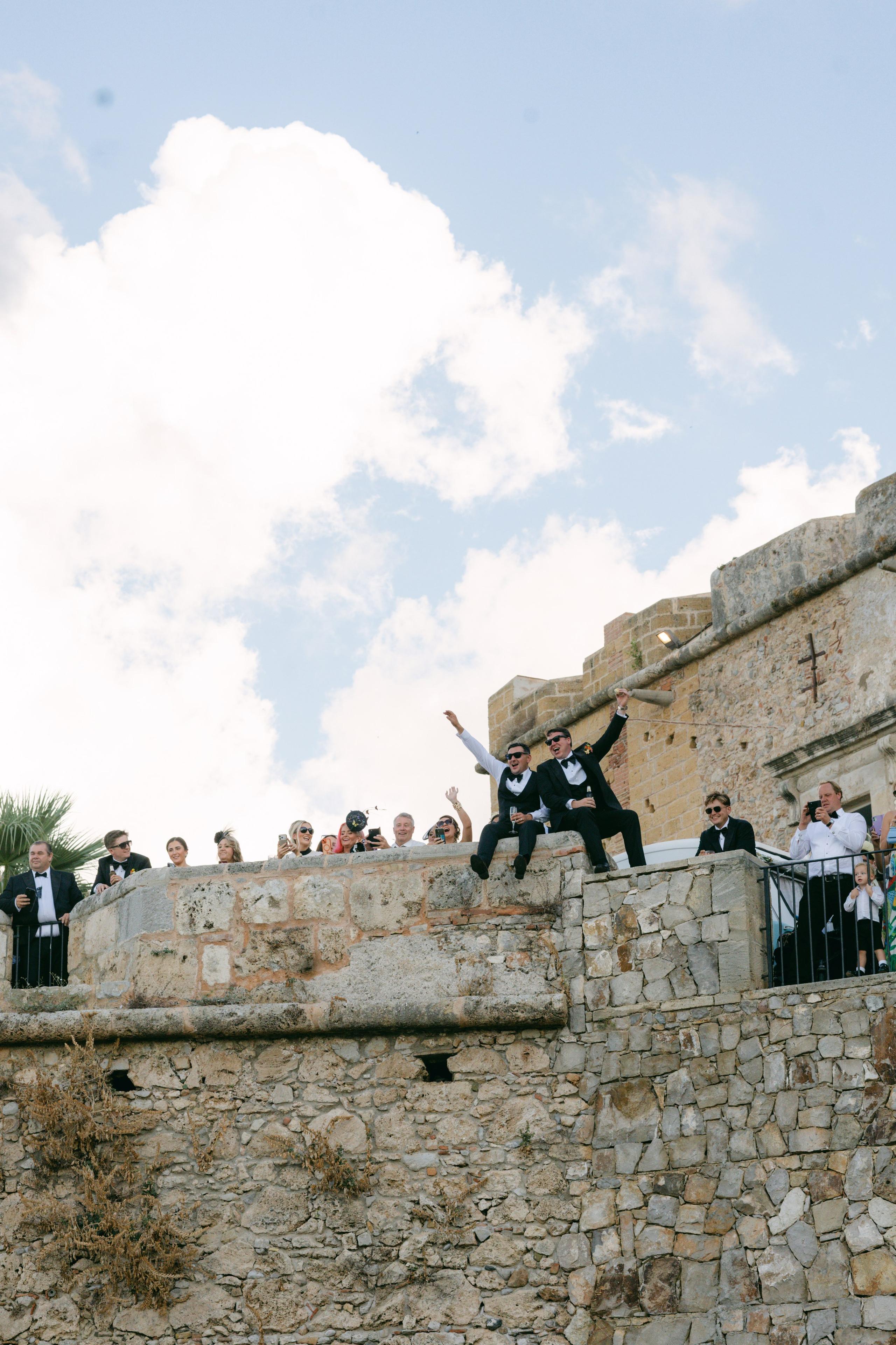 Wedding in Italy, sicily at castello lanza di banciforte on 35mm film and digital