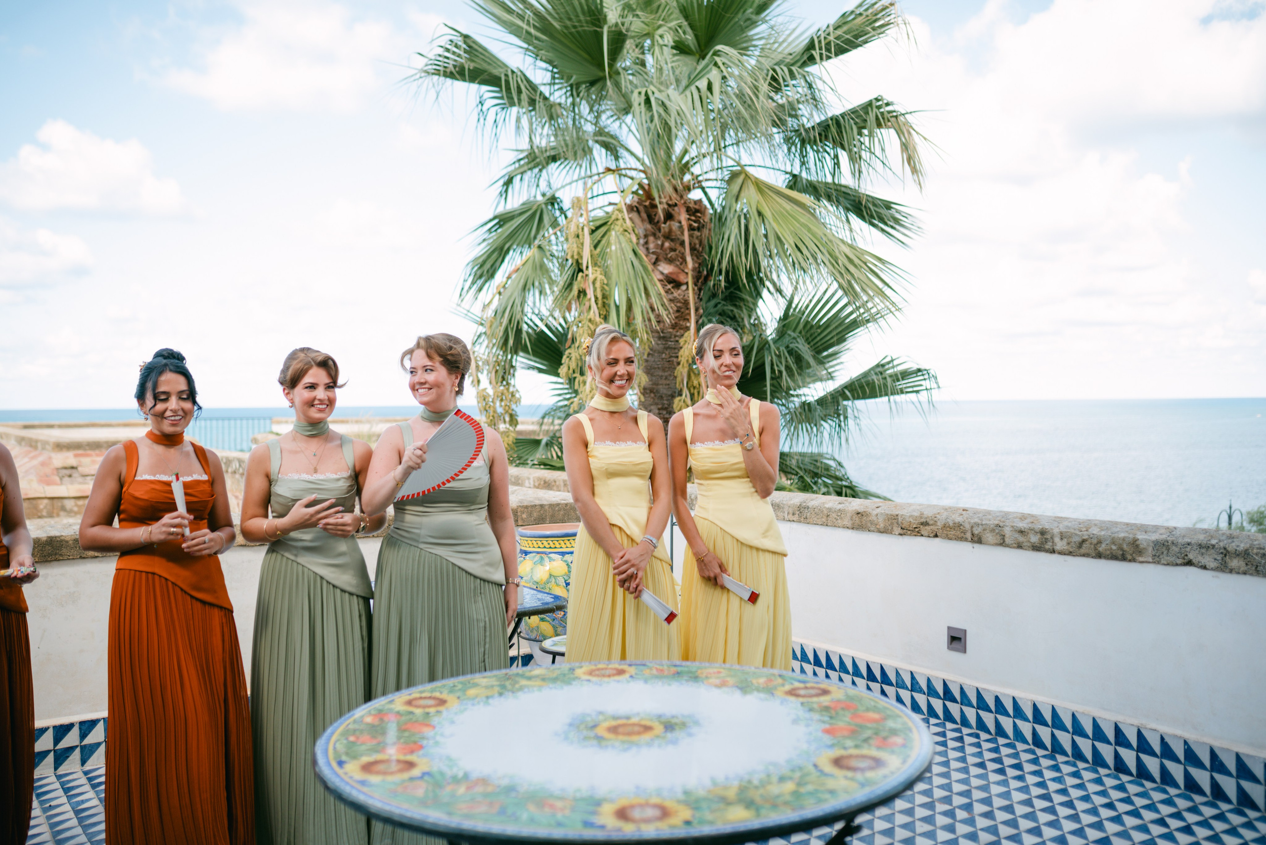 Wedding in Italy, sicily at castello lanza di banciforte on 35mm film and digital