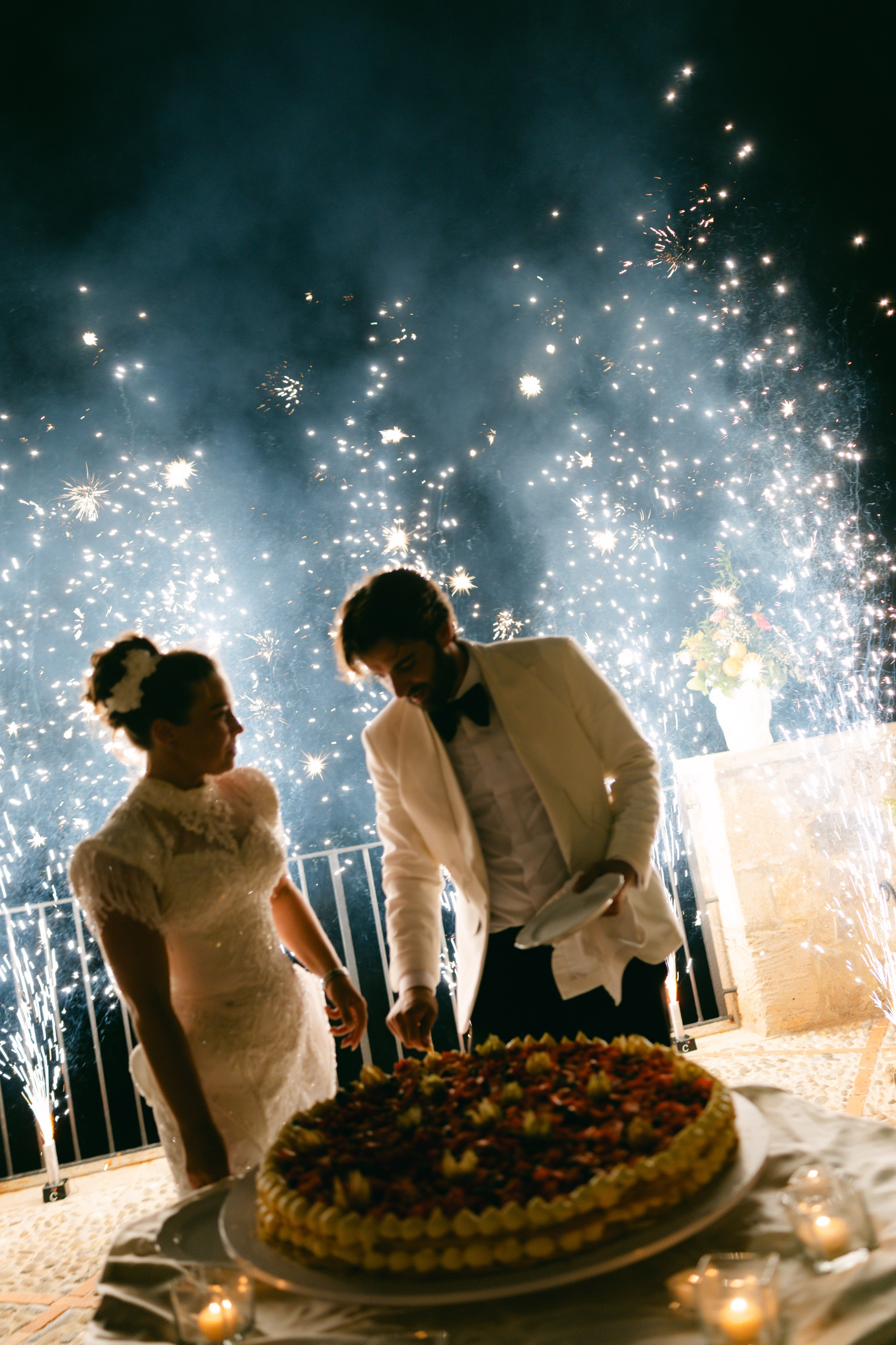 Wedding in Italy, sicily at castello lanza di banciforte on 35mm film and digital