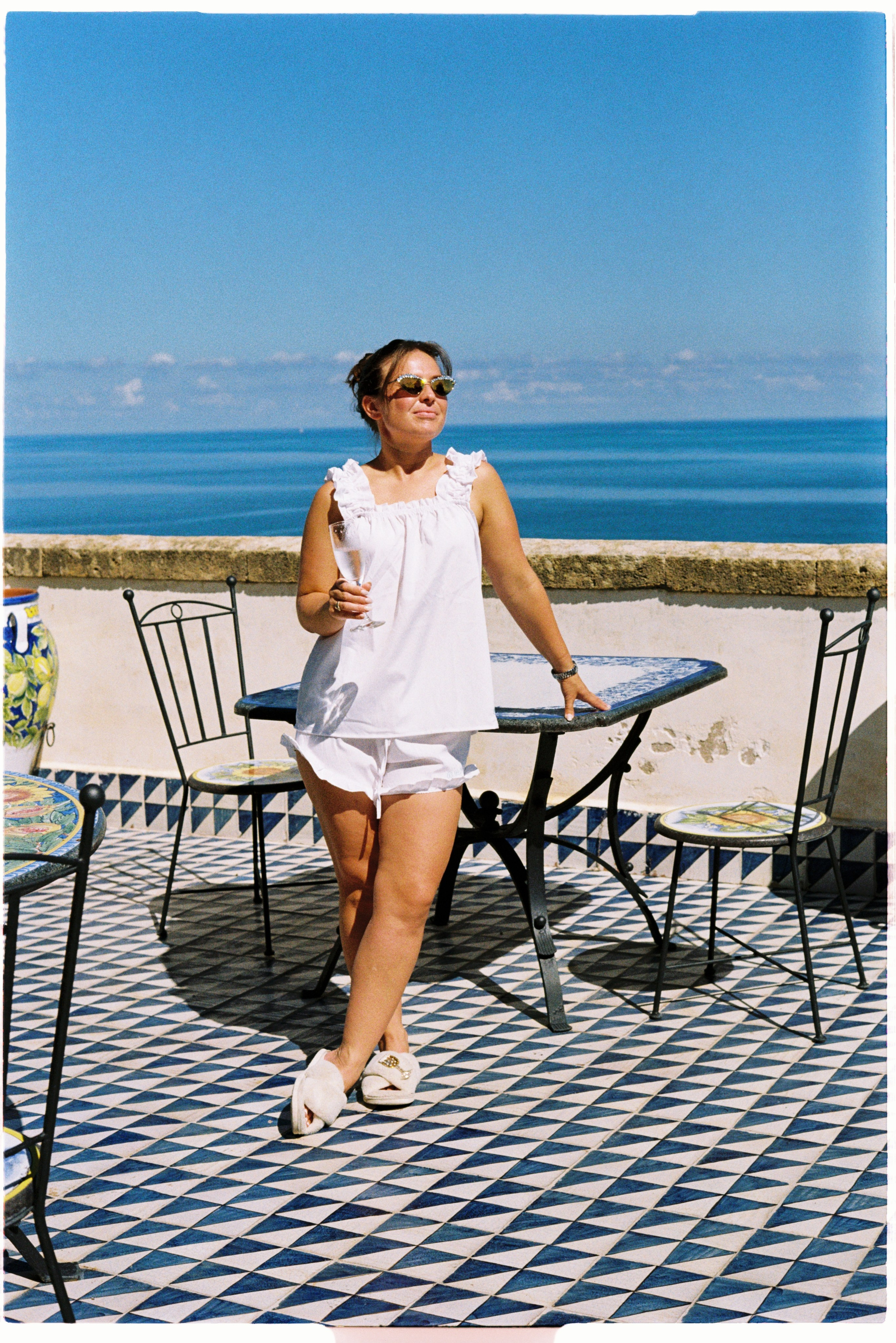 Wedding in Italy, sicily at castello lanza di banciforte on 35mm film and digital