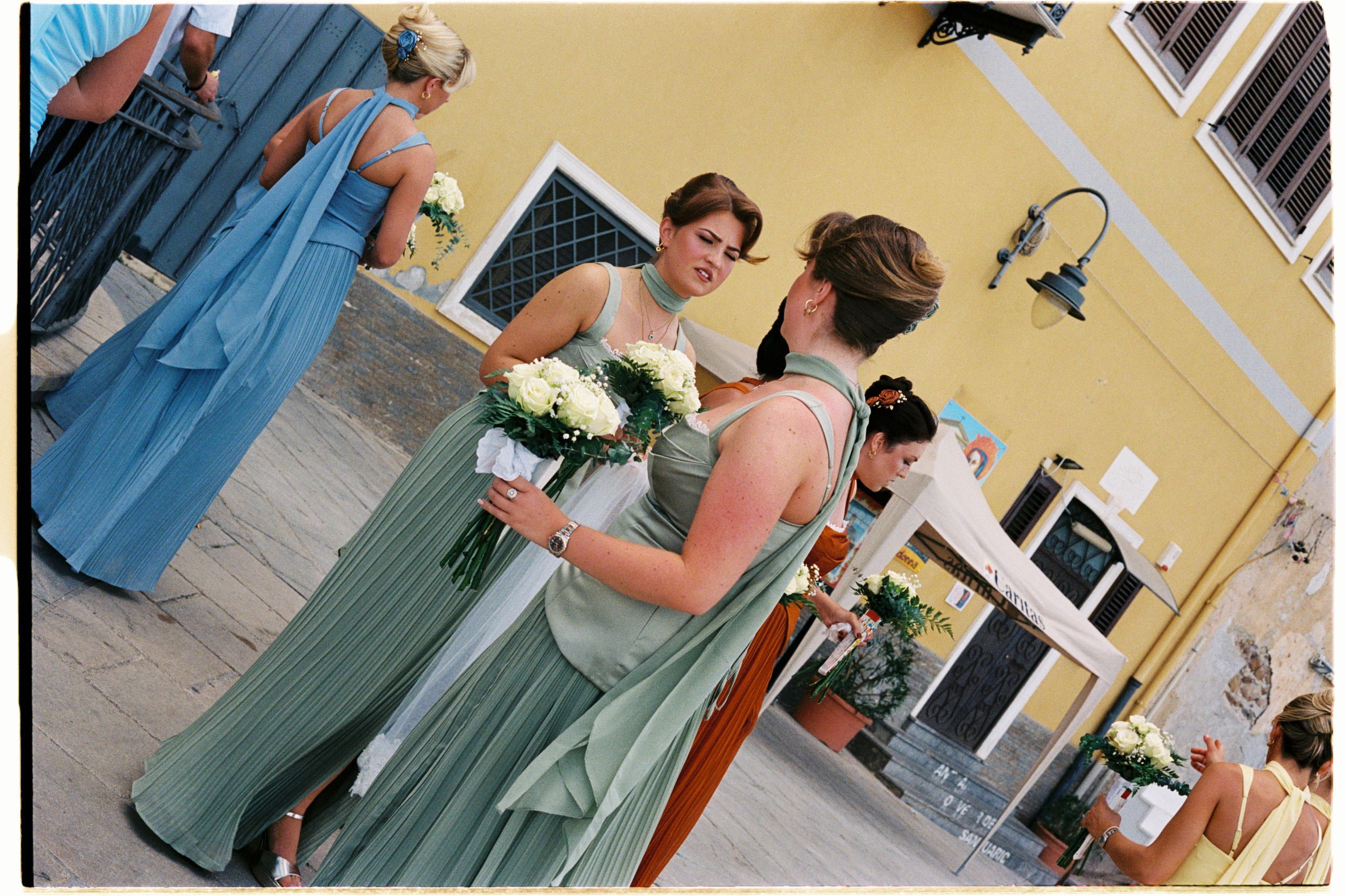Wedding in Italy, sicily at castello lanza di banciforte on 35mm film and digital