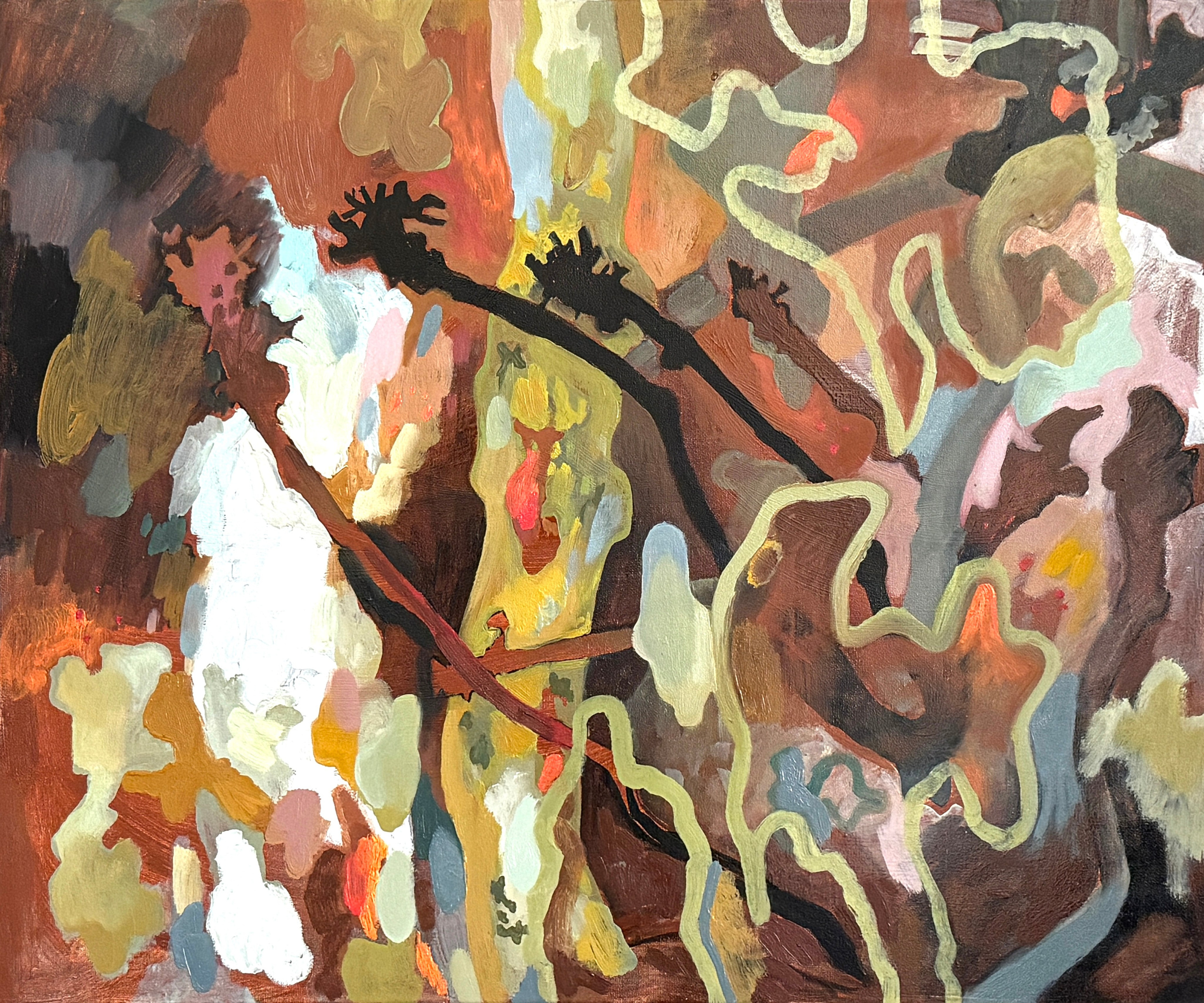 Platan near Metropolitan, 2024, Oil on canvas, 20 x 23 in (50 x 60 cm)