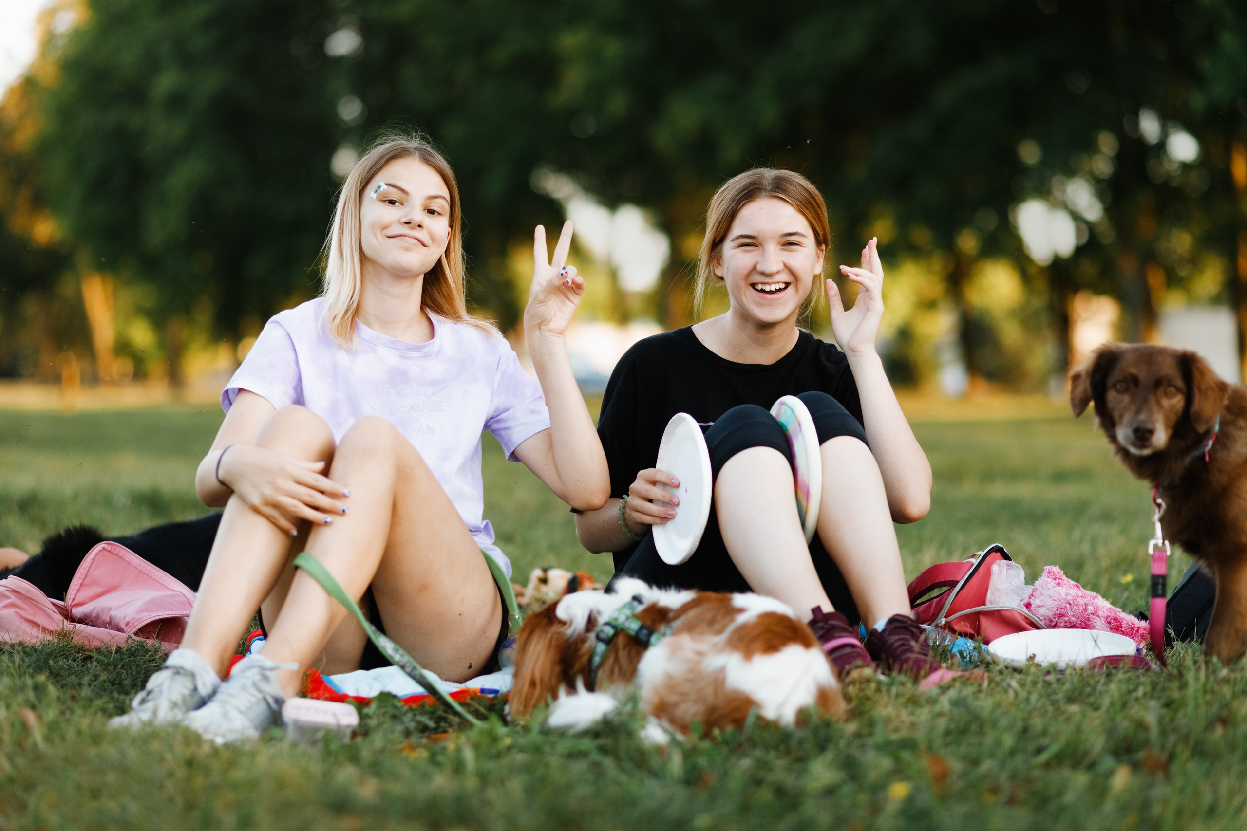 Frisbee workshop of Darya Lukina. Kaja | fotograf we Wrocławiu | ludzie i psy
