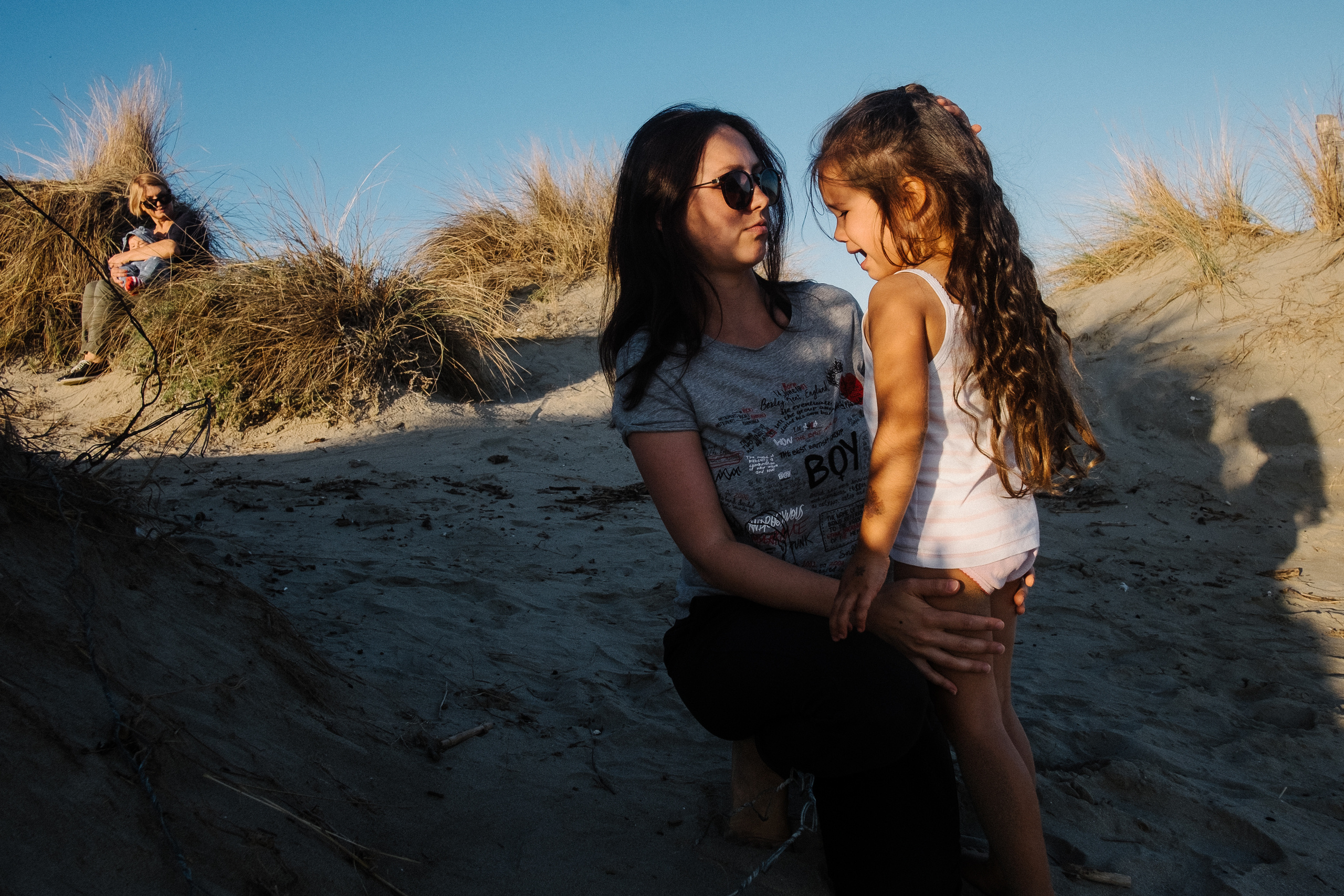 Sand and sea. Portrait and reportage photographer