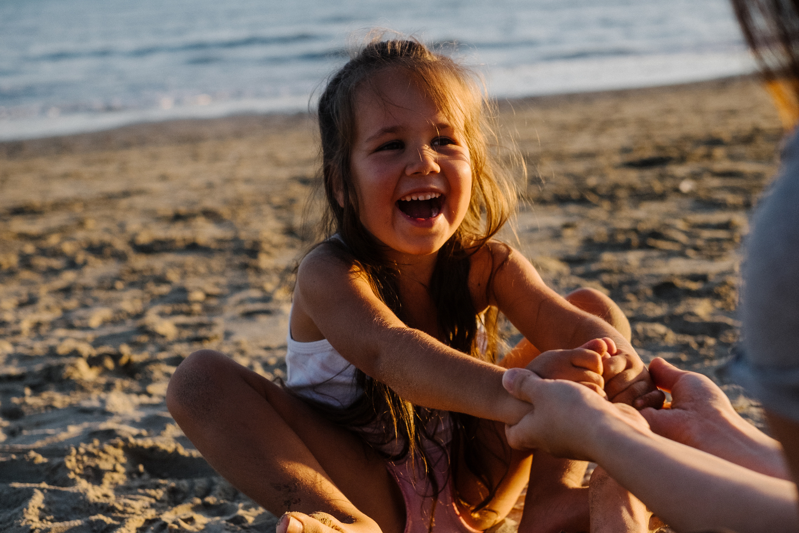 Sand and sea. Portrait and reportage photographer