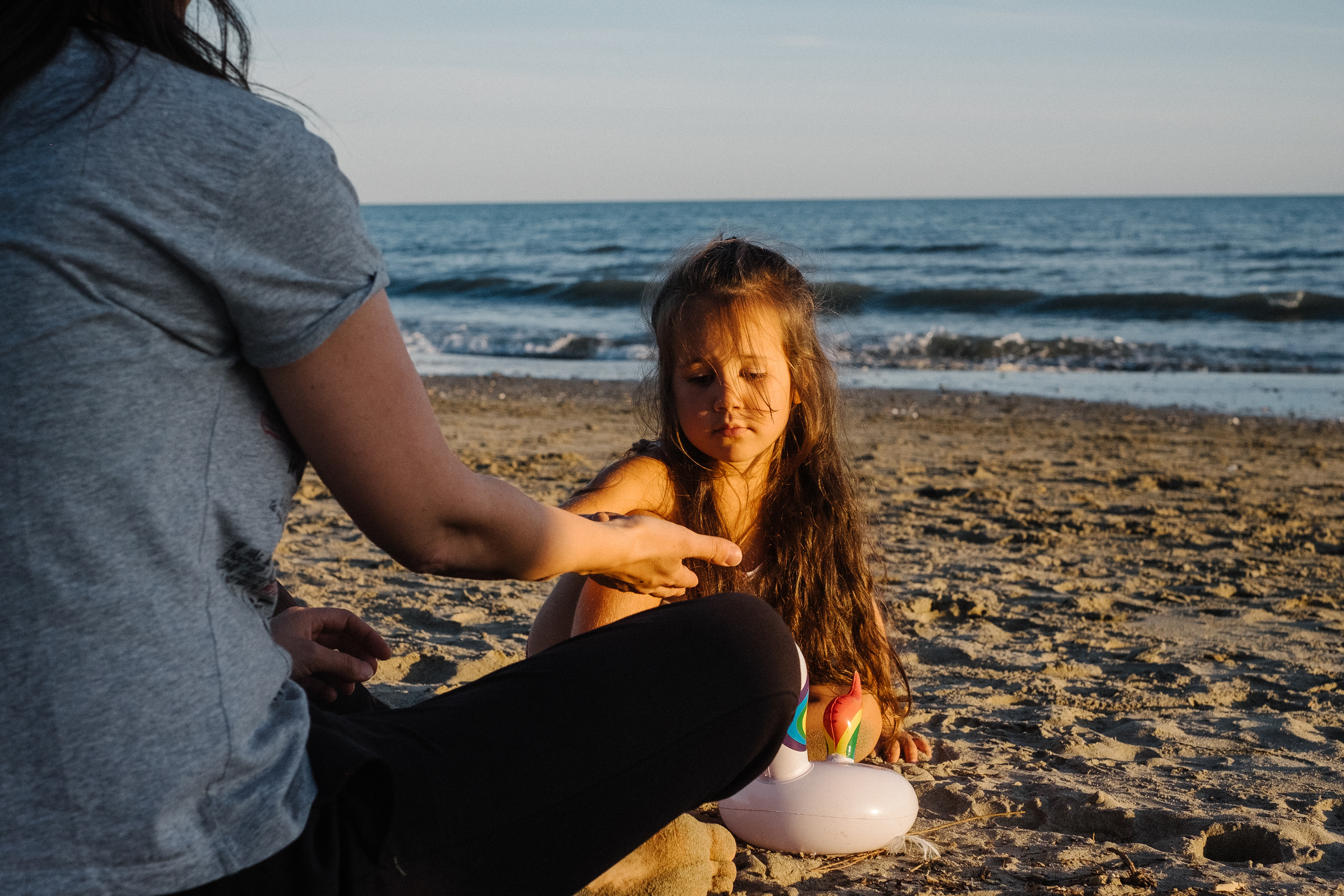 Sand and sea. Portrait and reportage photographer