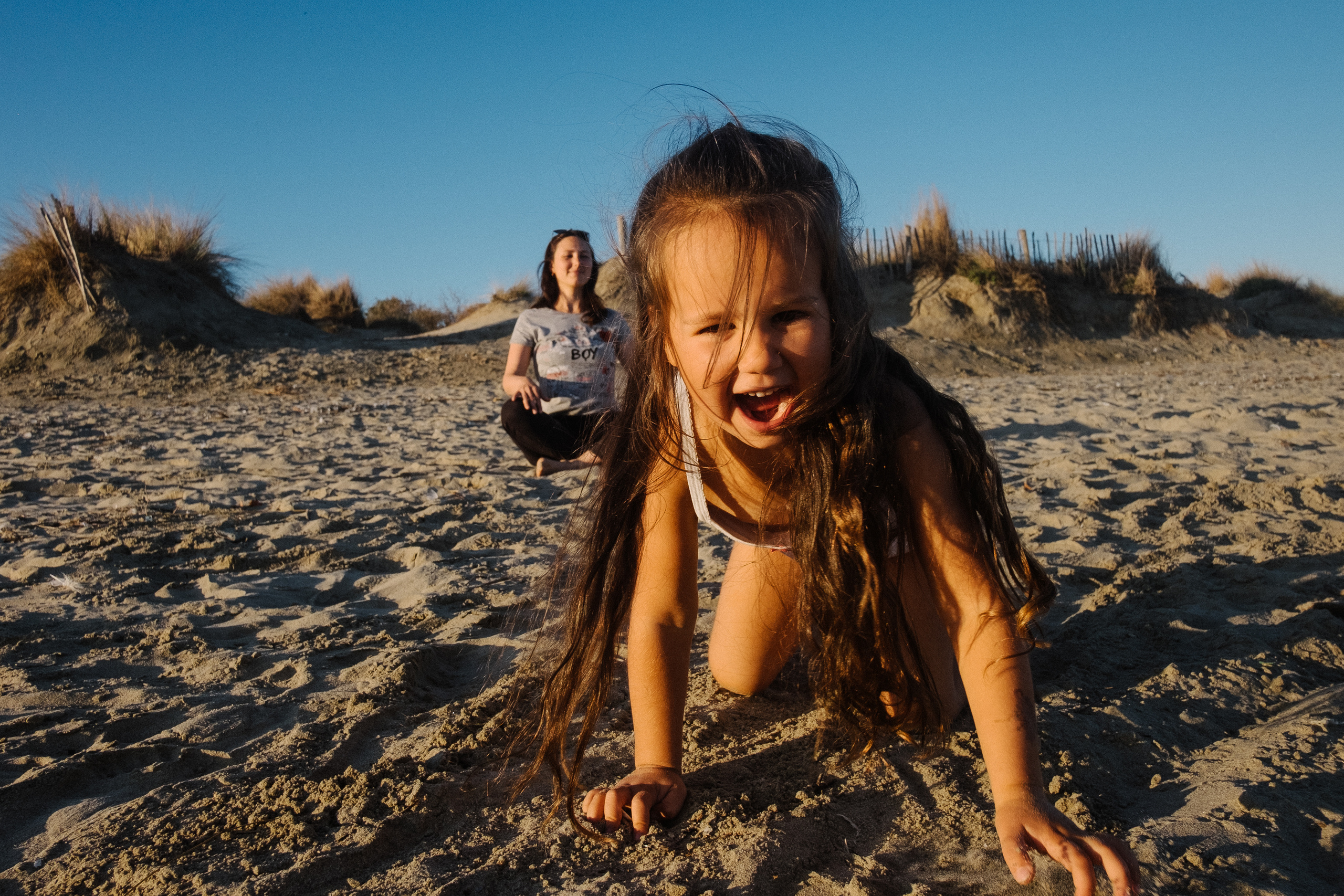 Sand and sea. Portrait and reportage photographer