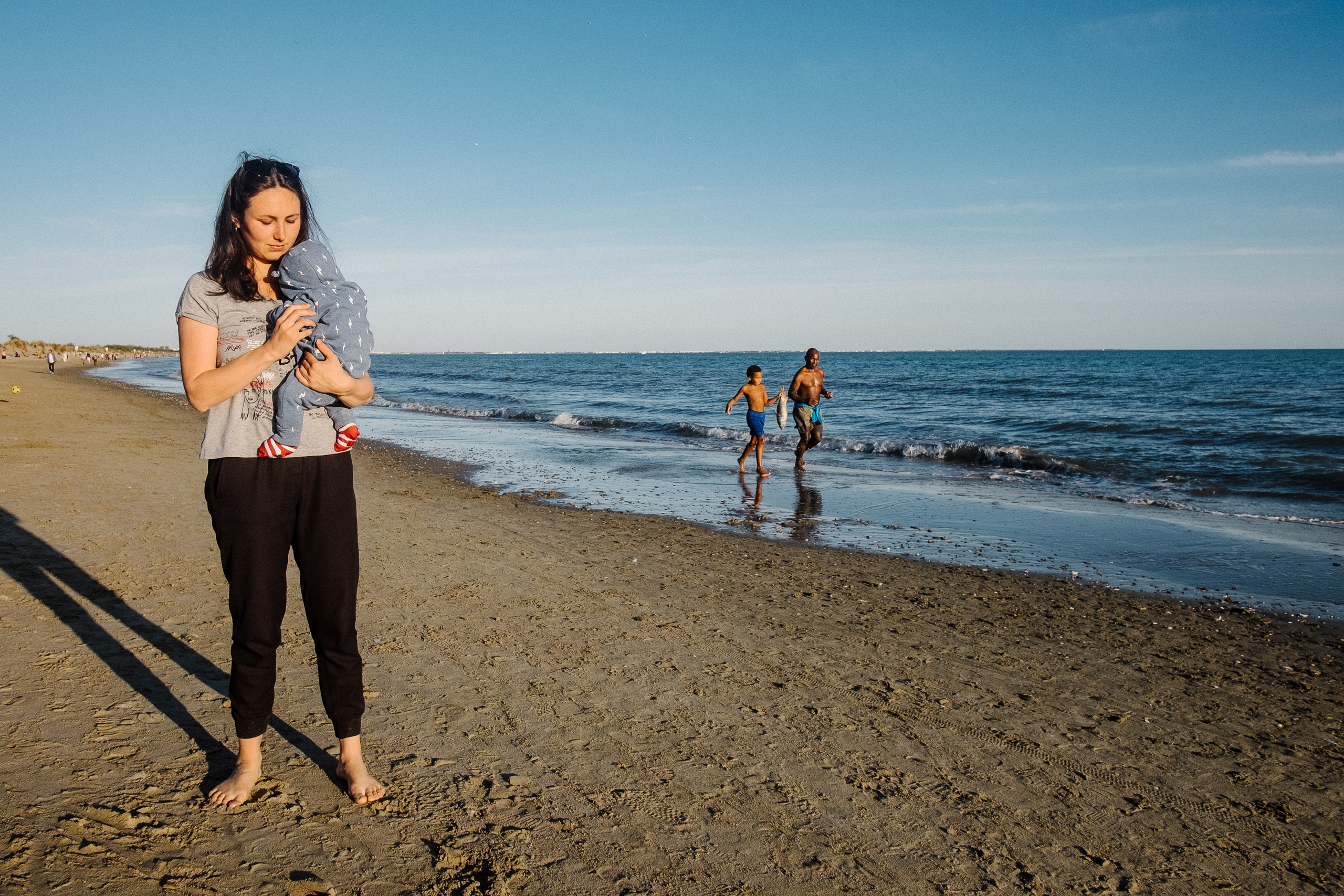 Sand and sea. Portrait and reportage photographer