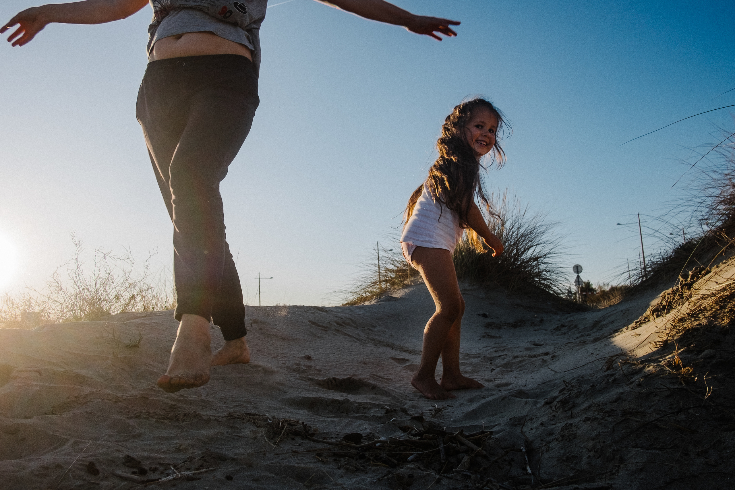 Sand and sea. Portrait and reportage photographer