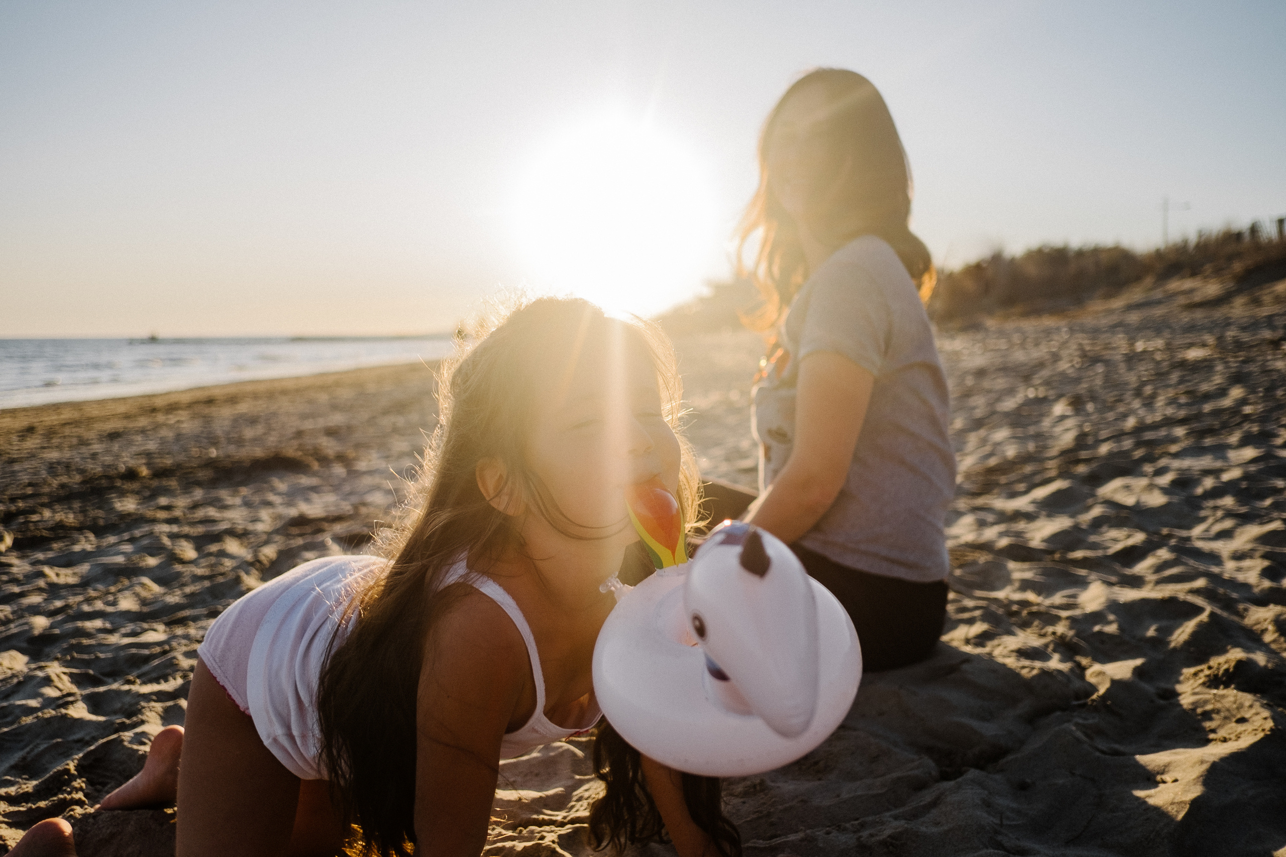 Sand and sea. Portrait and reportage photographer